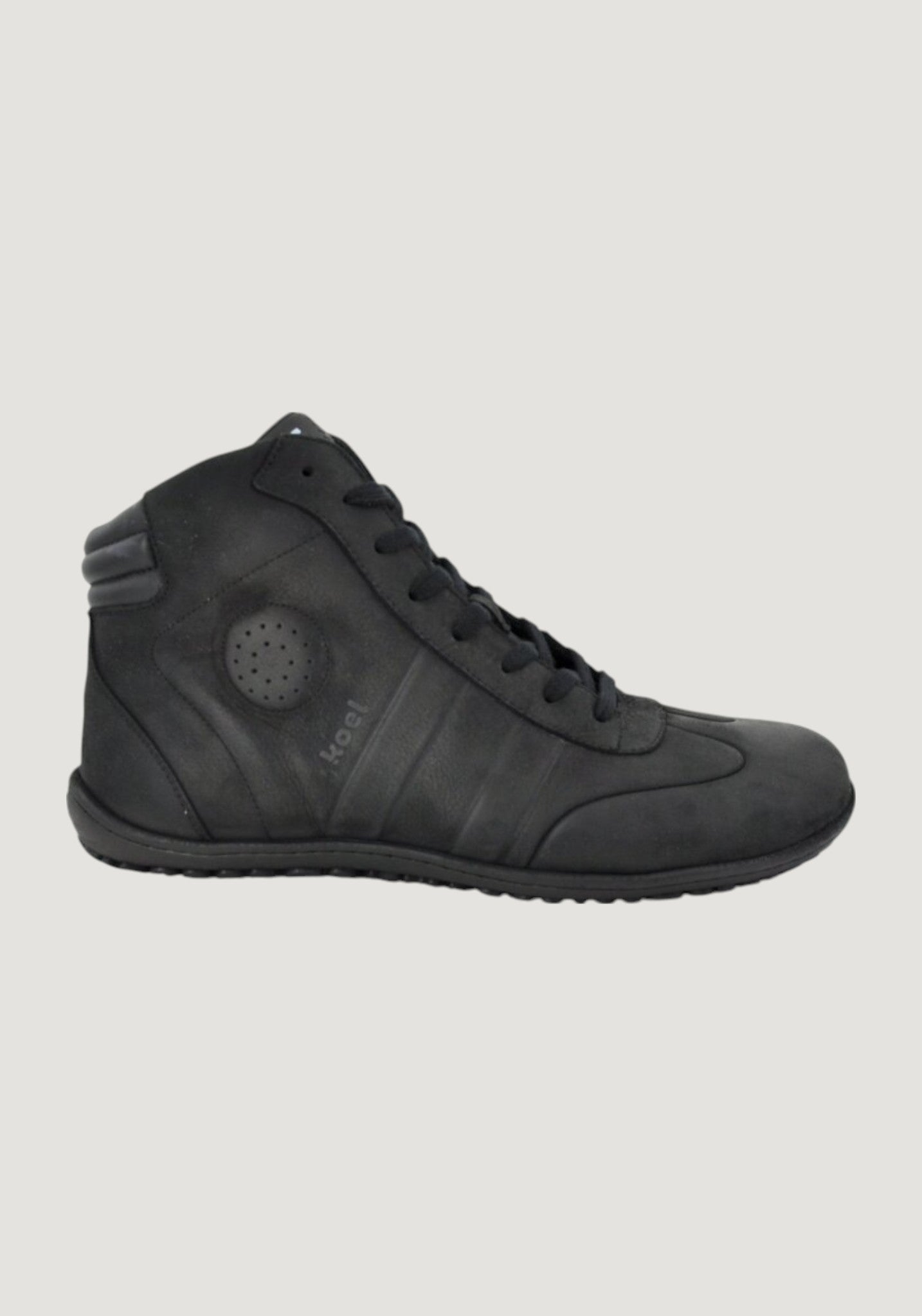 Sneakers Barefoot bărbați din piele - Izo Black