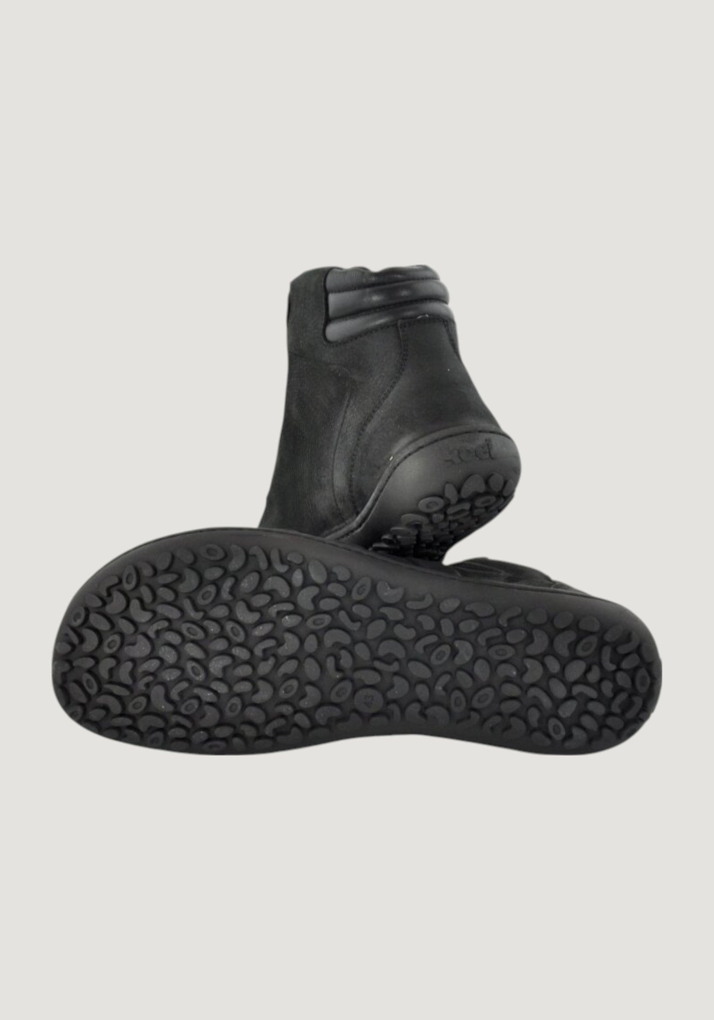 Sneakers Barefoot bărbați din piele - Izo Black