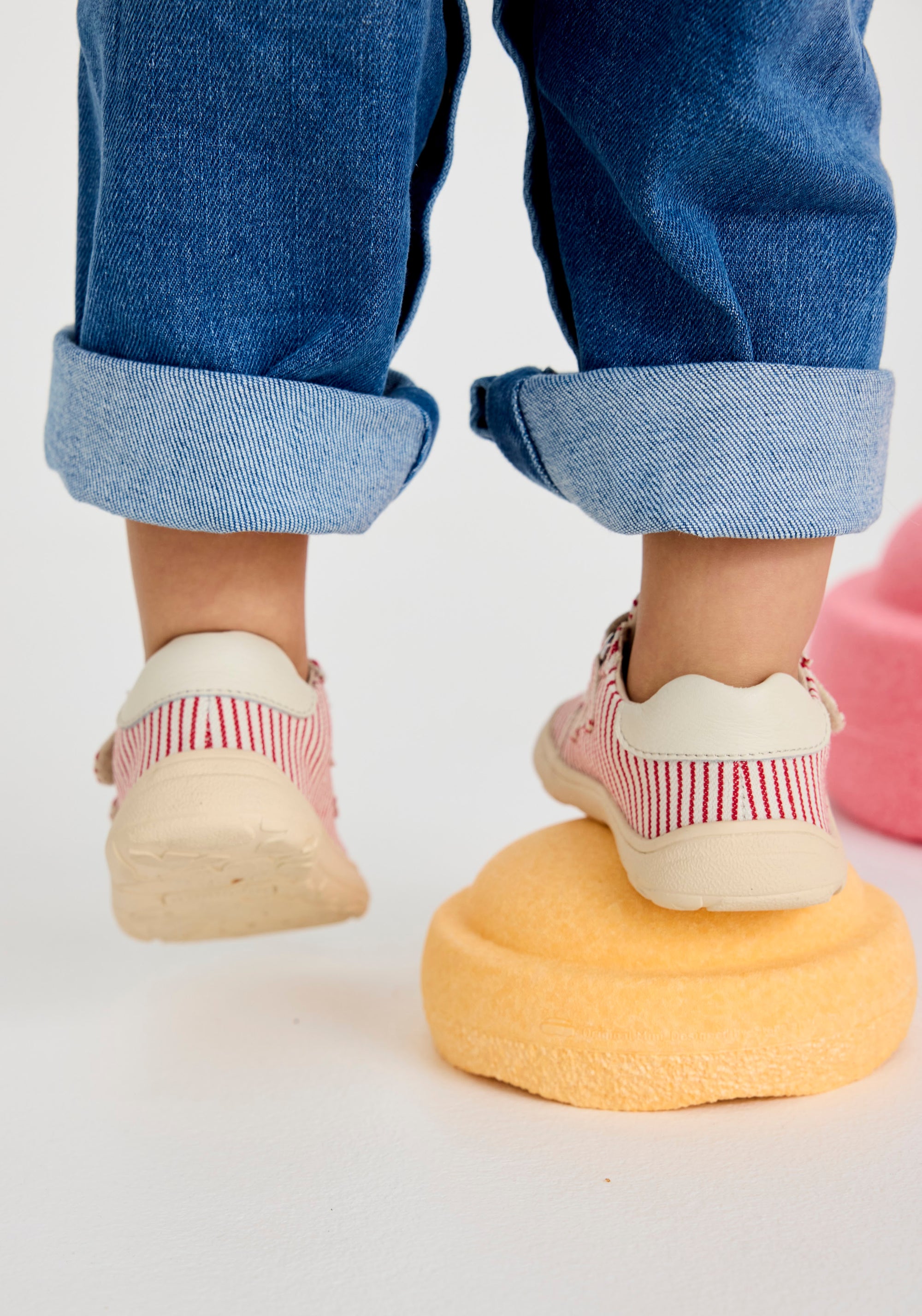 Teniși Barefoot din bumbac - Skipper Red