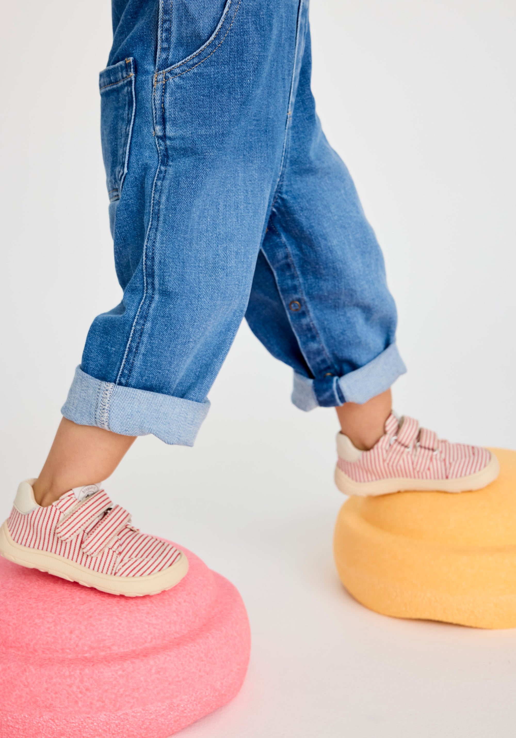 Teniși Barefoot din bumbac - Skipper Red