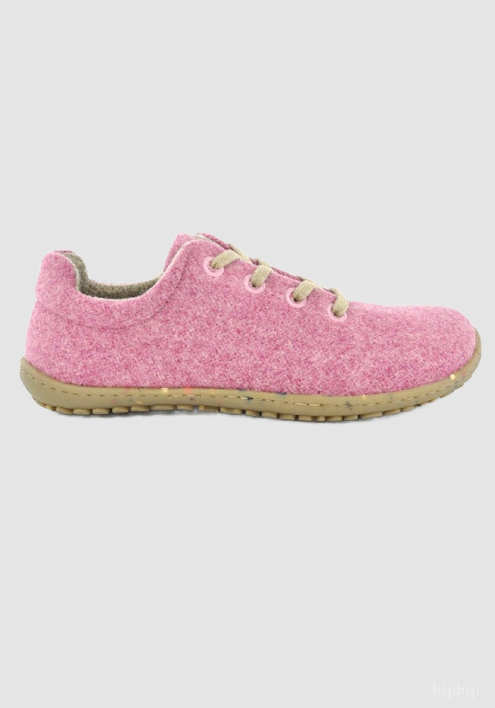 Sneakers Barefoot femei din lână merinos - Ines Imperial Pink Koel HipHip.ro