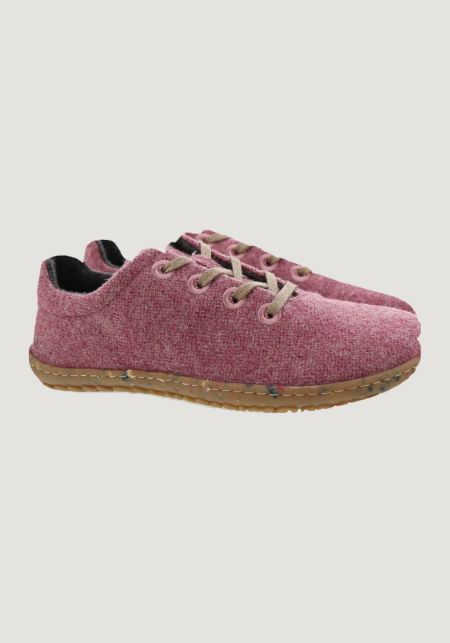 Sneakers Barefoot femei din lână merinos - Ines Imperial Pink Koel HipHip.ro