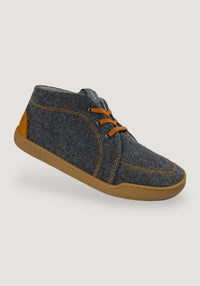 Sneakers Barefoot din lână - Zero Wooler Dark Grey Baabuk HipHip.ro