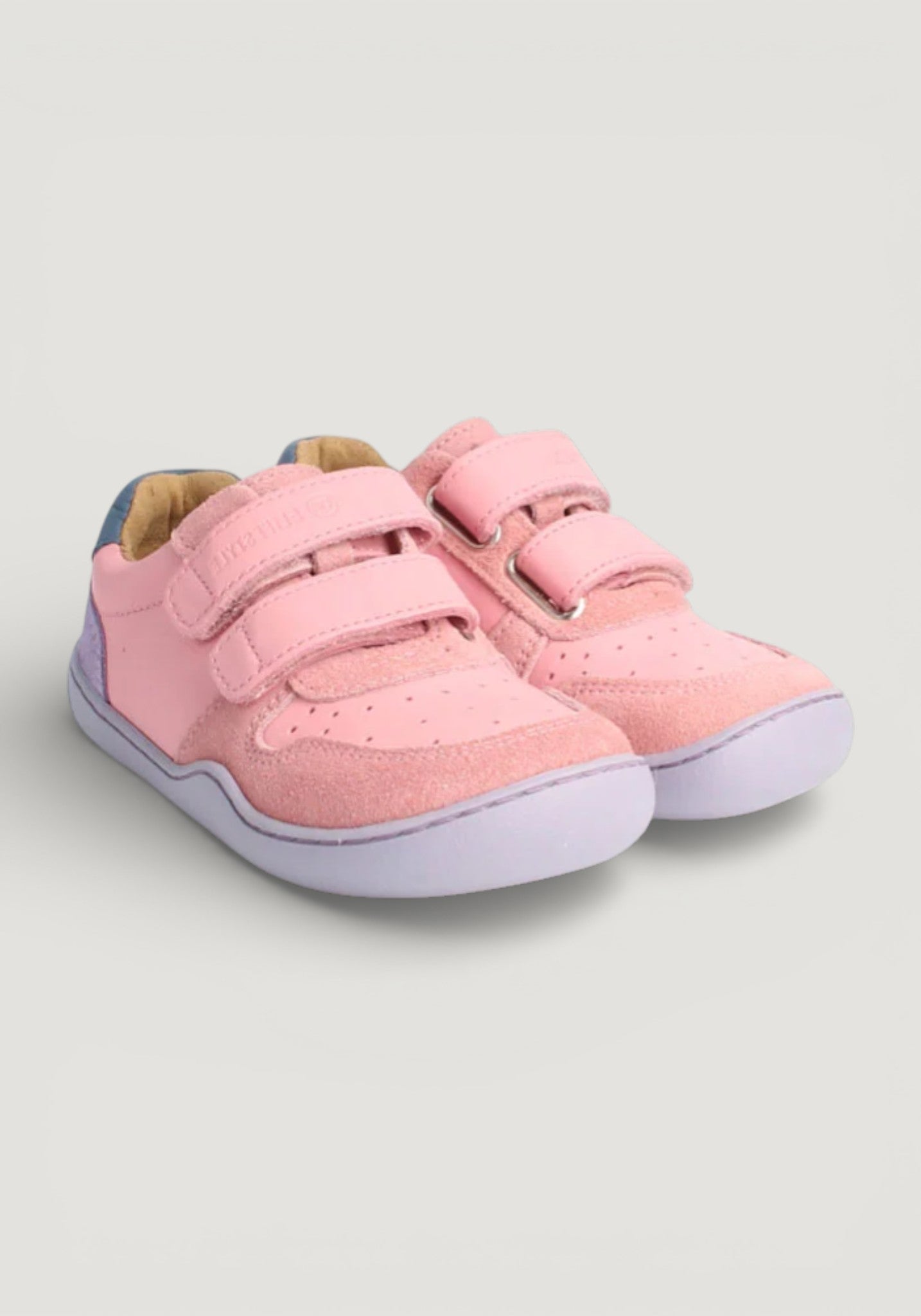 Sneakers Barefoot din piele - Anura Baby Cloud Rose