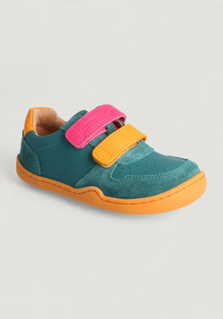 Sneakers Barefoot din piele - Anura Petrol