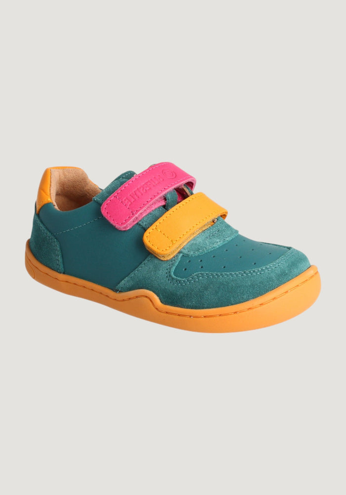 Sneakers Barefoot piele - Anura Petrol