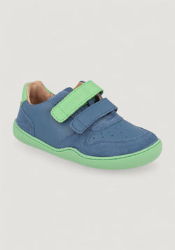 Sneakers Barefoot din piele - Anura Sea Blue
