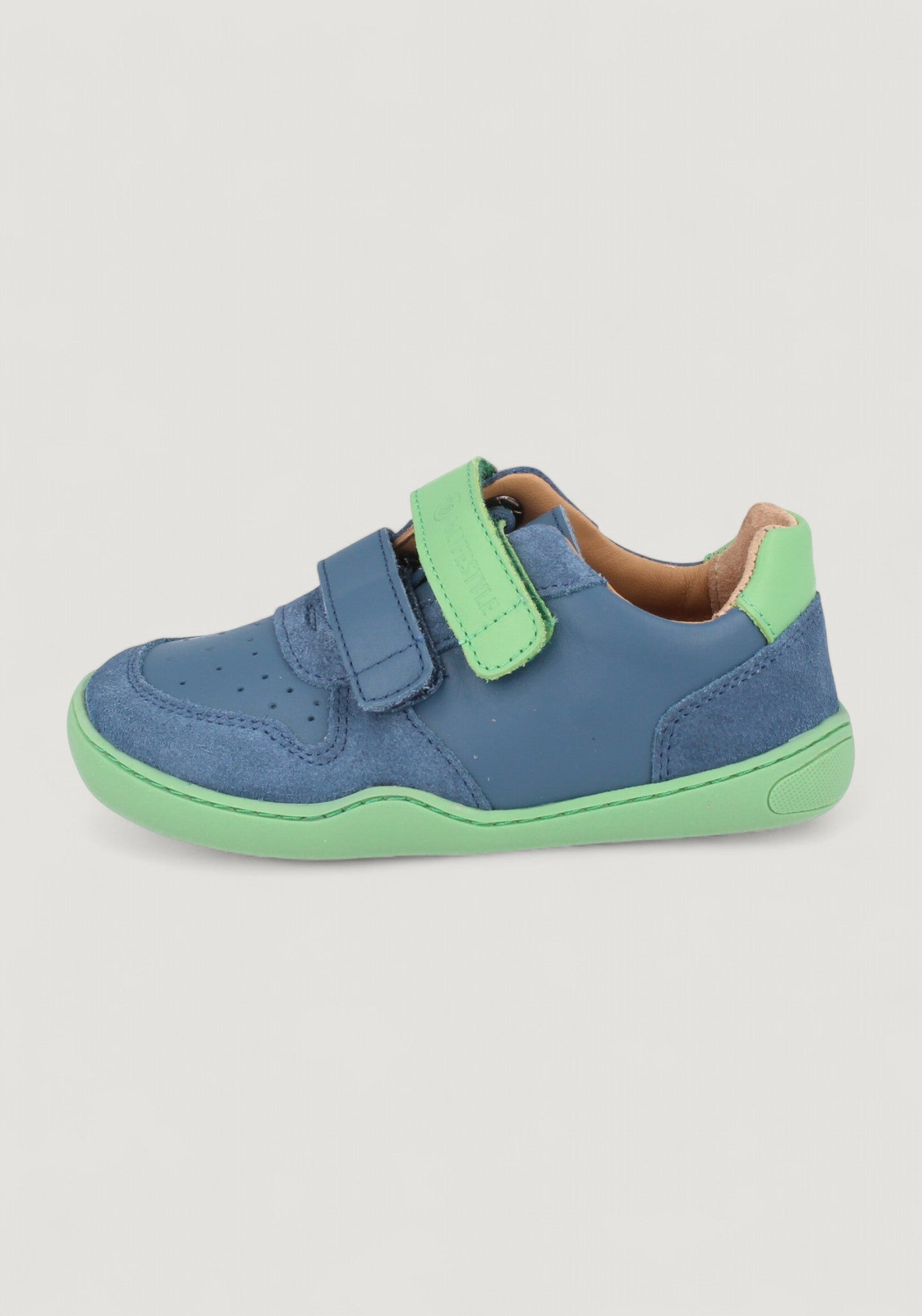 Sneakers Barefoot din piele - Anura Sea Blue
