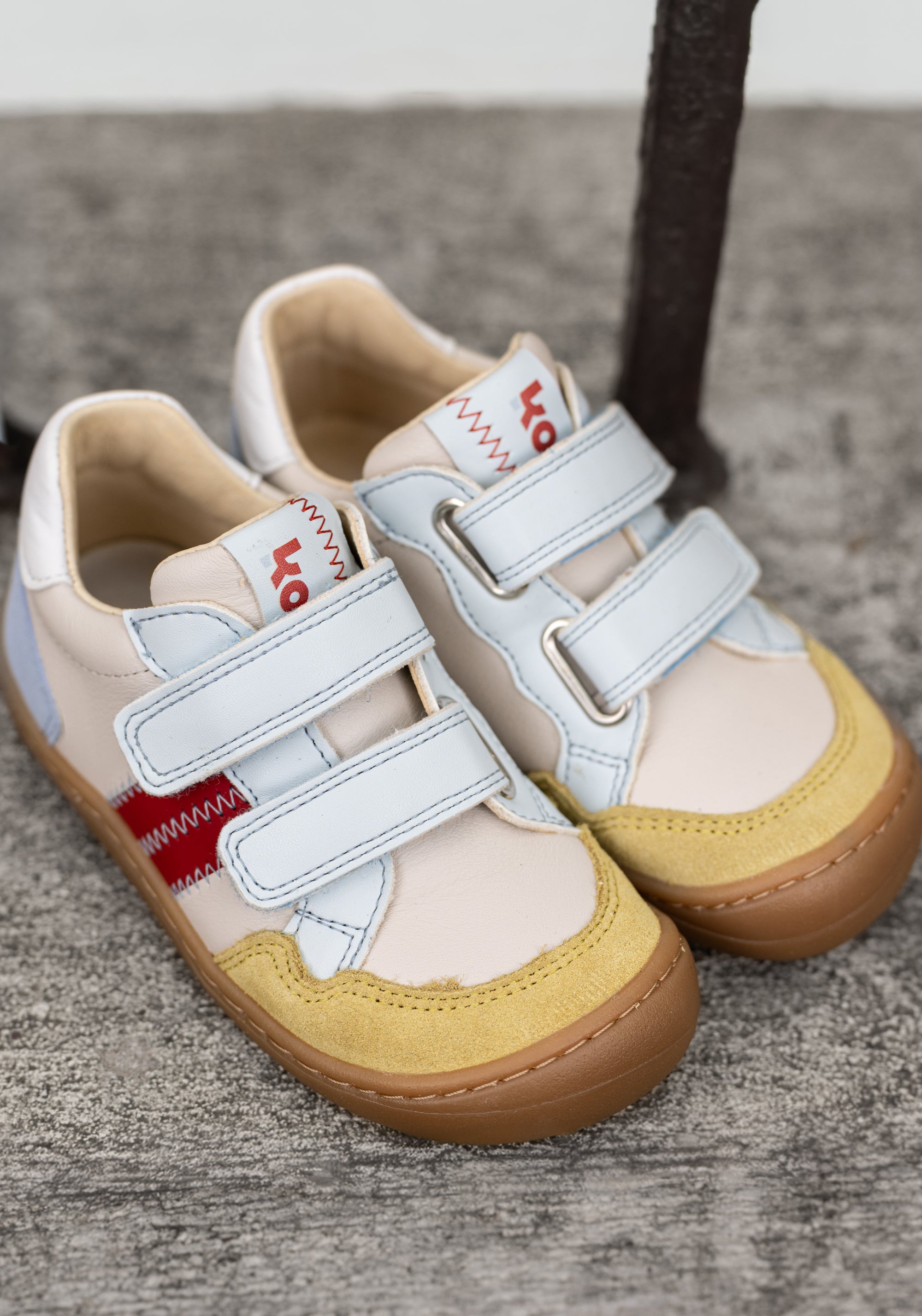 Sneakers Barefoot din piele - Bali Aqua
