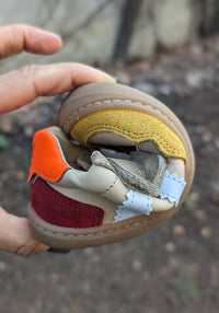 Sneakers Barefoot din piele - Bali Beige Koel HipHip.ro