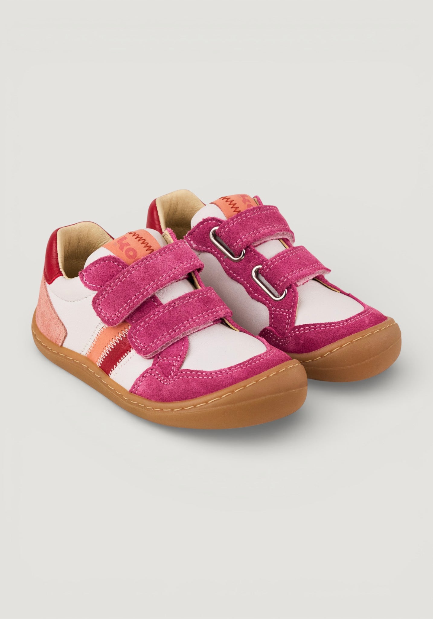 Sneakers Barefoot din piele - Bali Bright Pink