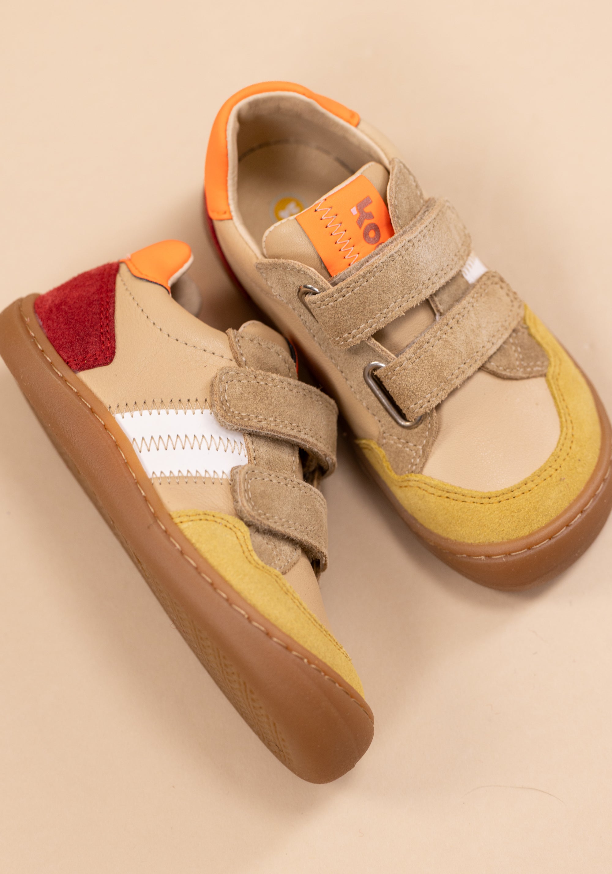 Sneakers Barefoot din piele - Bali New Beige