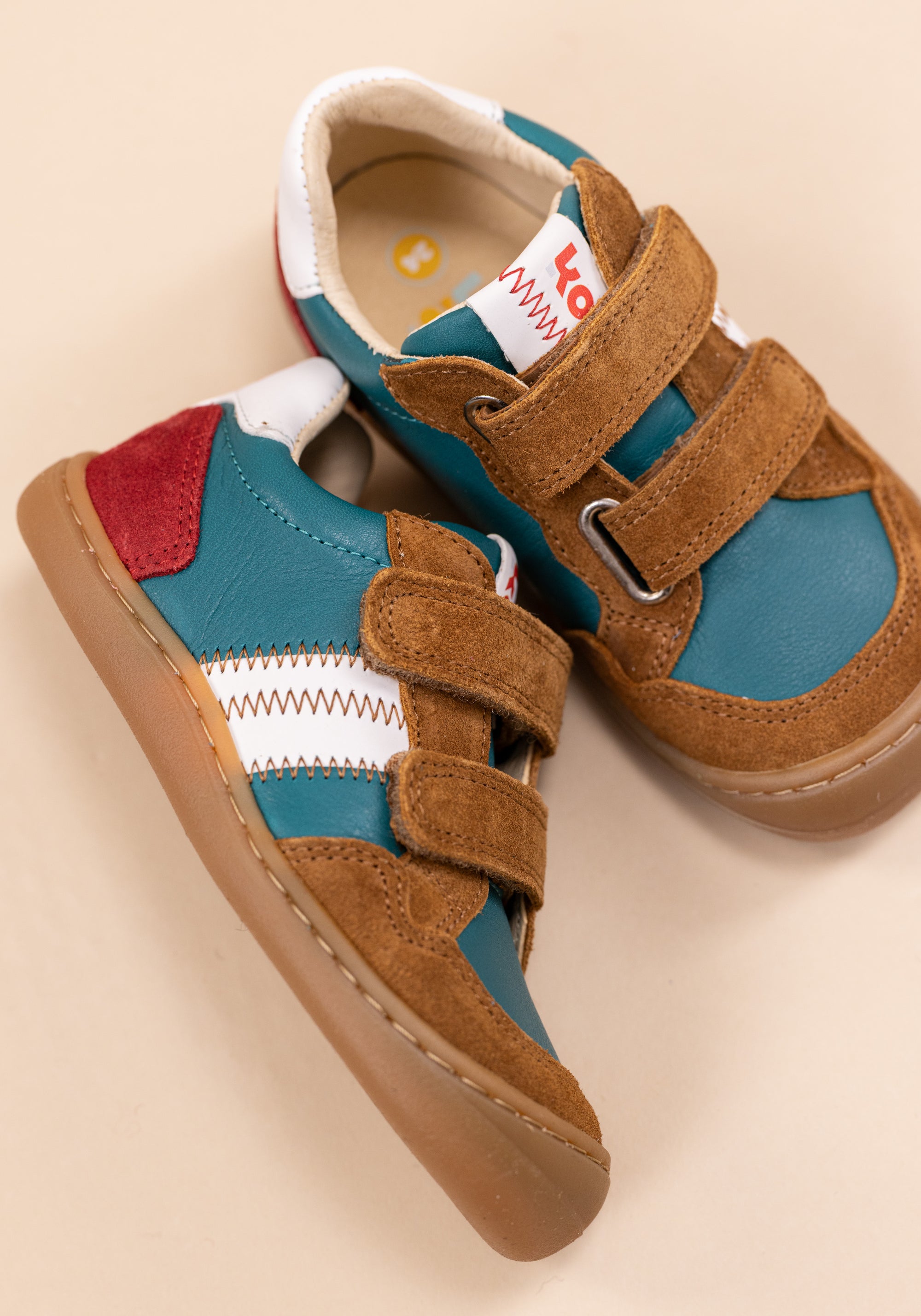 Sneakers Barefoot din piele - Bali New Olive