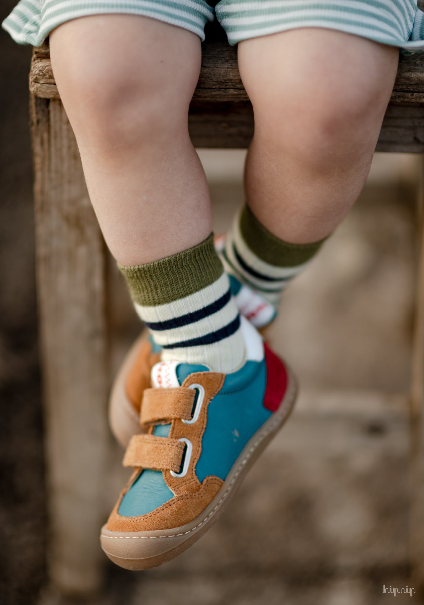 Sneakers Barefoot din piele - Bali Olive Koel HipHip.ro