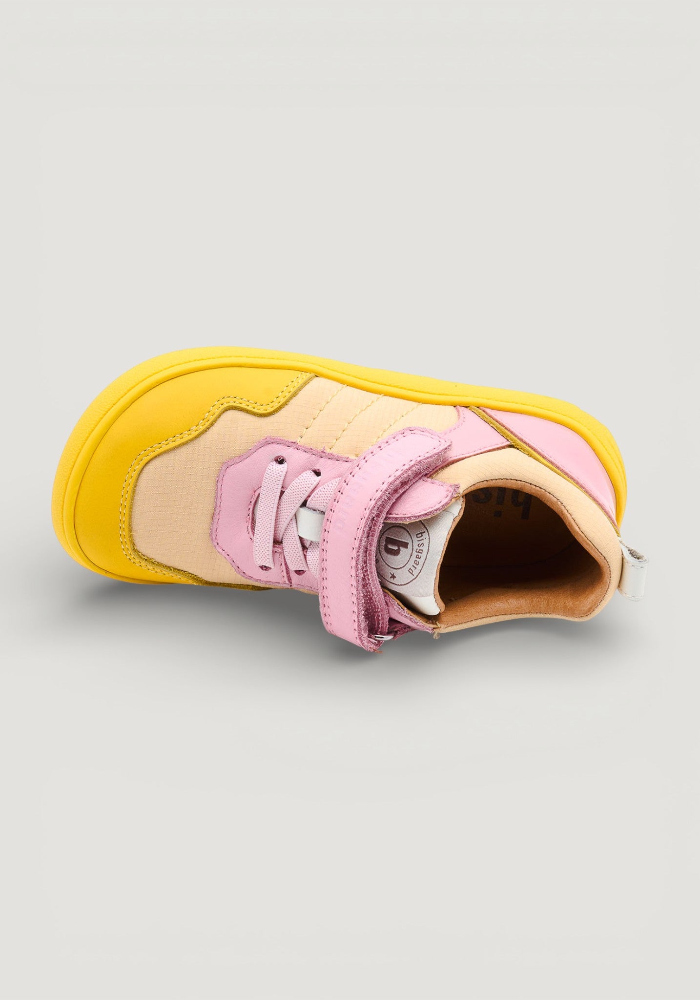 Sneakers Barefoot din piele - Baloo Lemon