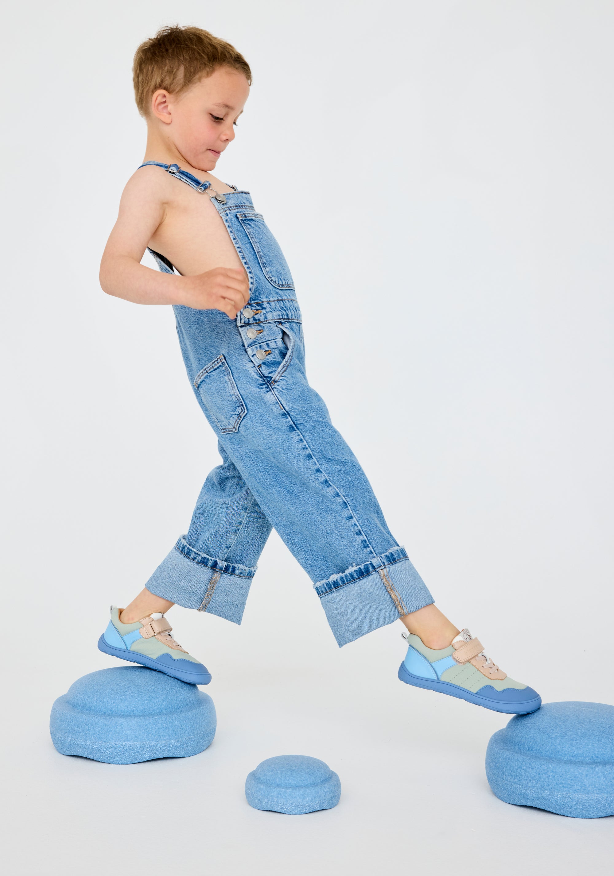 Sneakers Barefoot din piele - Baloo Sky