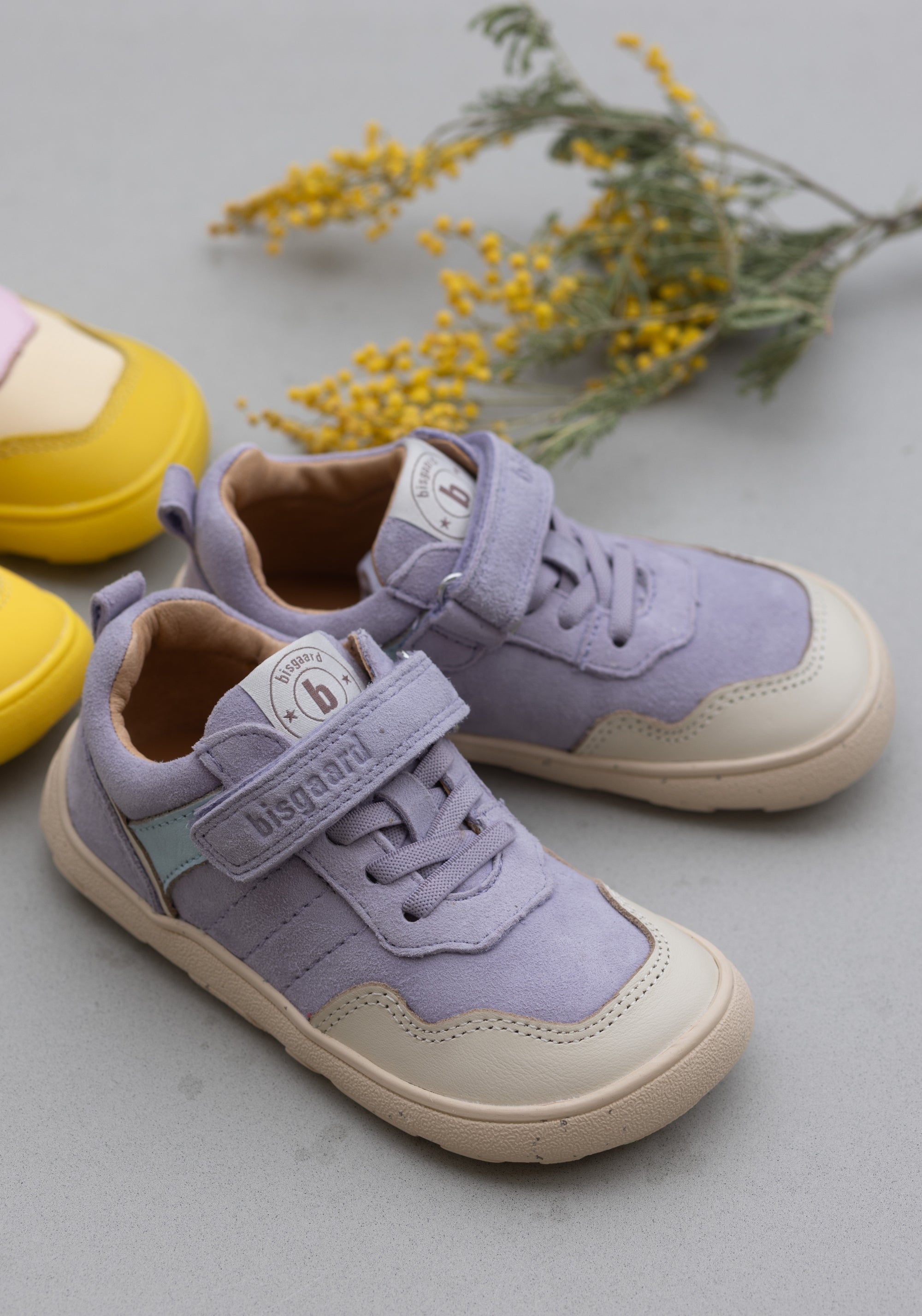 Sneakers Barefoot din piele - Baloo Violet