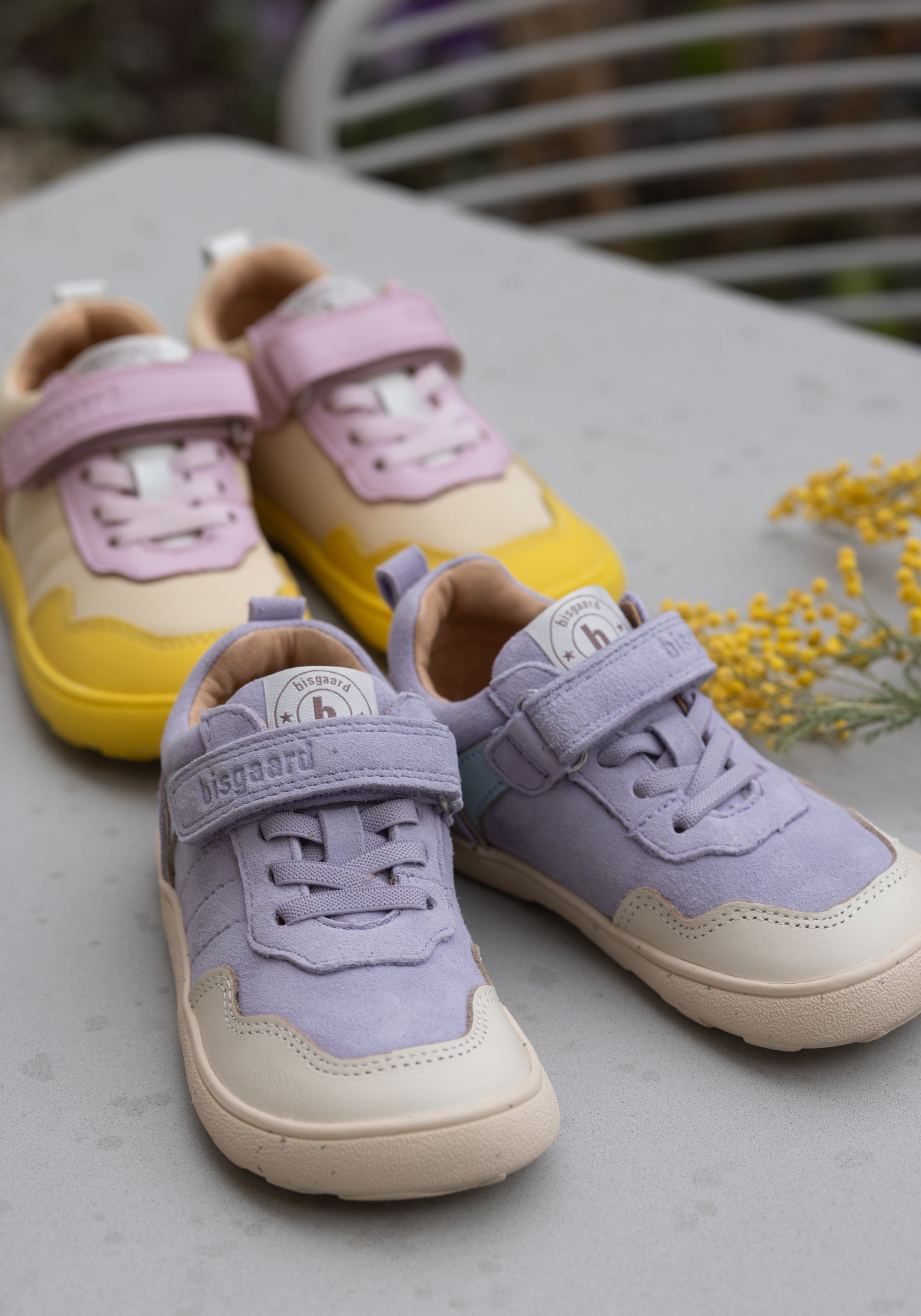 Sneakers Barefoot din piele - Baloo Violet