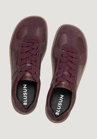 Sneakers Barefoot femei din piele - Berry