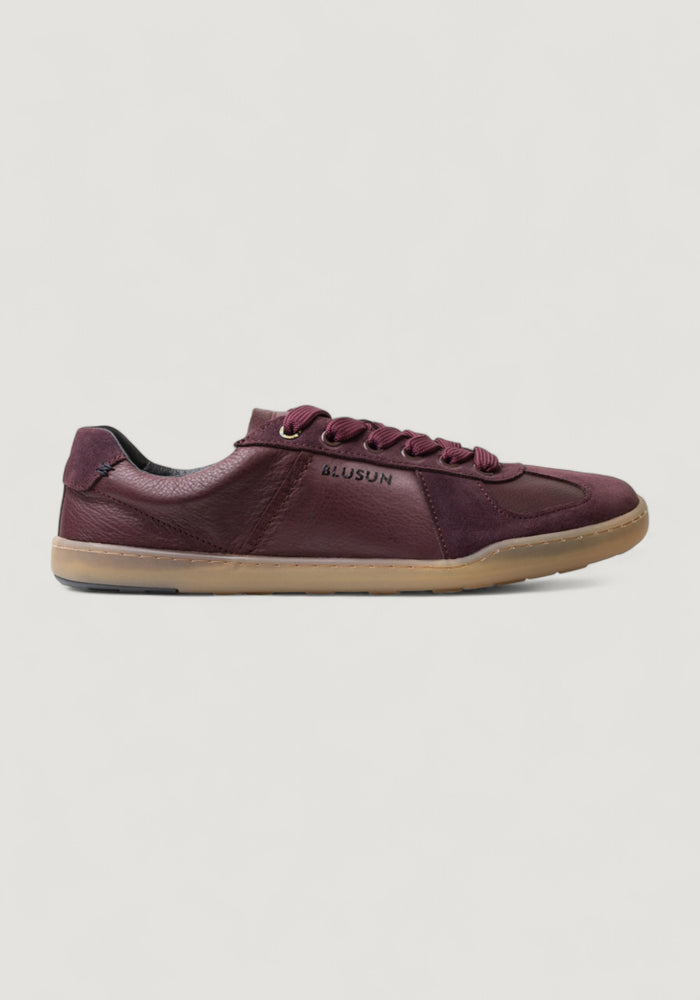 Sneakers Barefoot din piele - Berry