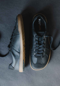 Sneakers Barefoot adulți din piele - Black