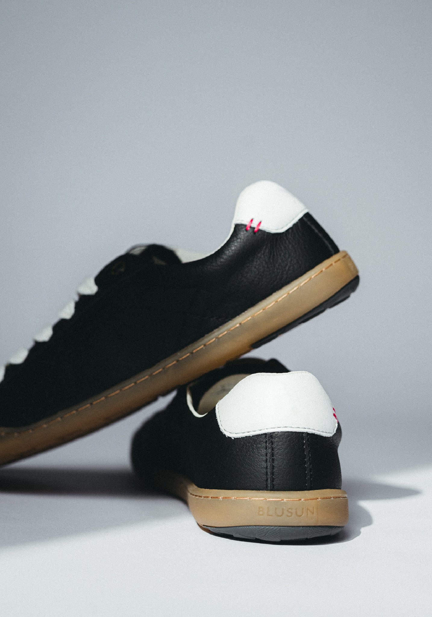 Sneakers Barefoot din piele - Black