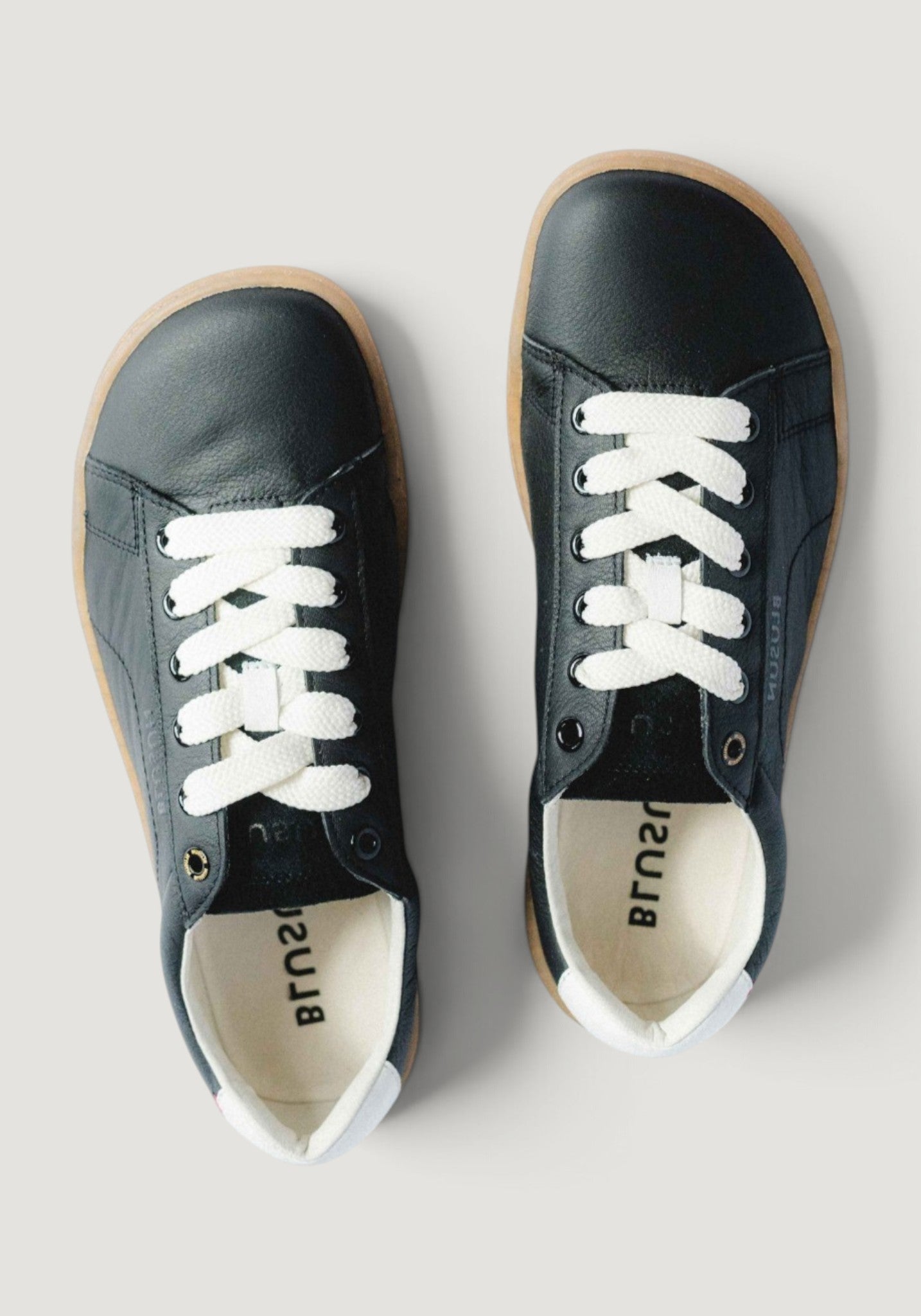 Sneakers Barefoot din piele - Black
