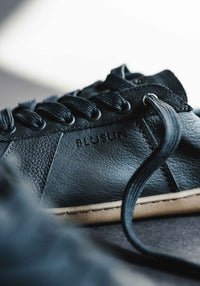 Sneakers Barefoot adulți din piele - Black