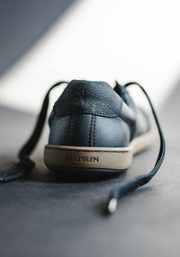 Sneakers Barefoot adulți din piele - Black