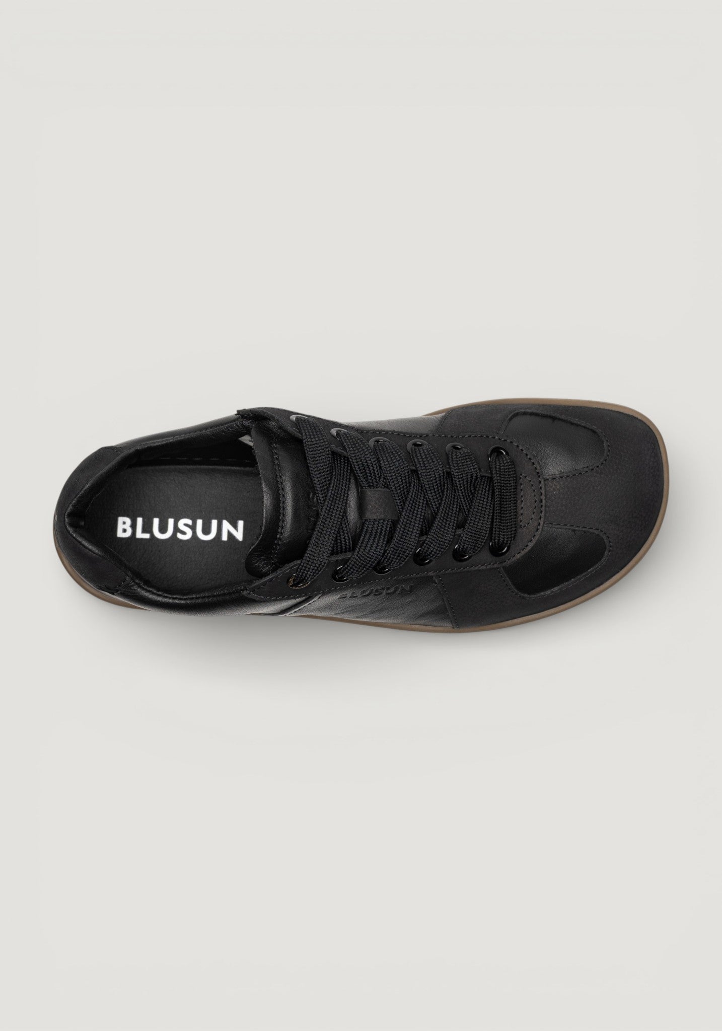 Sneakers Barefoot din piele - Black