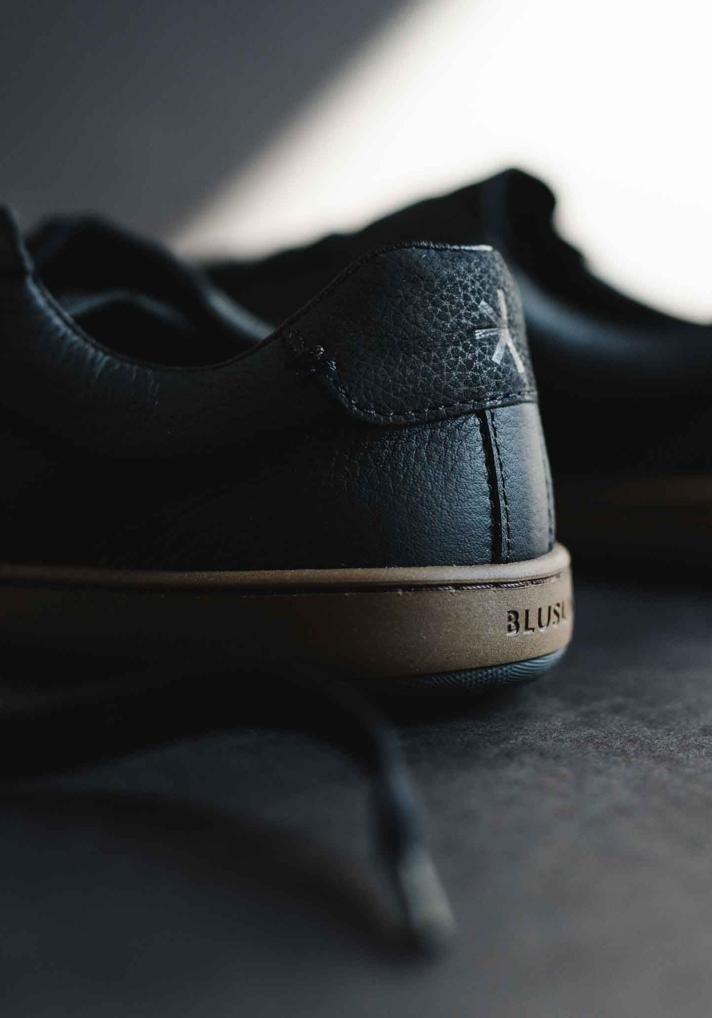 Sneakers Barefoot din piele - Black