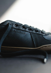 Sneakers Barefoot adulți din piele - Black