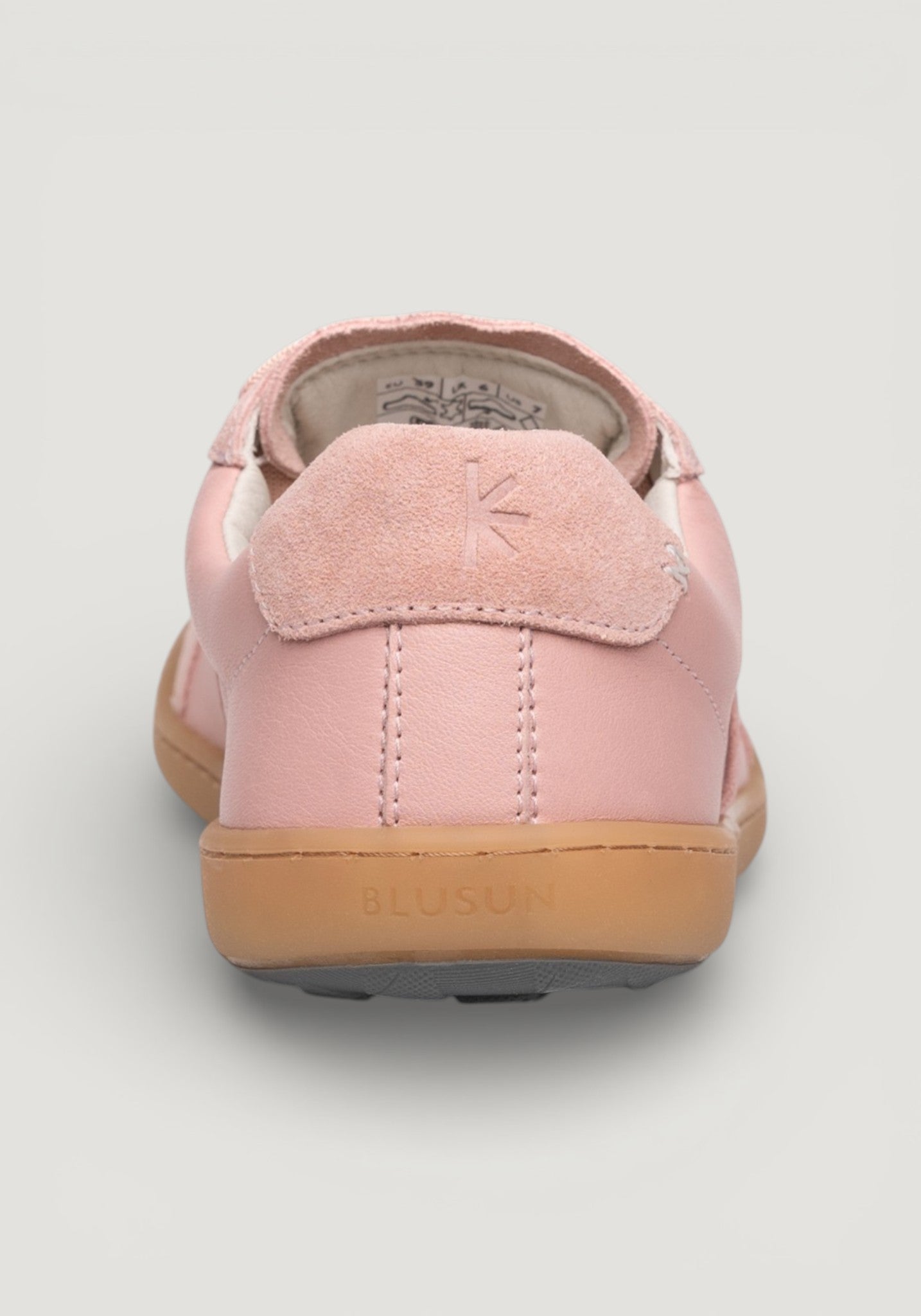 Sneakers Barefoot din piele - BLSN-200W Blush
