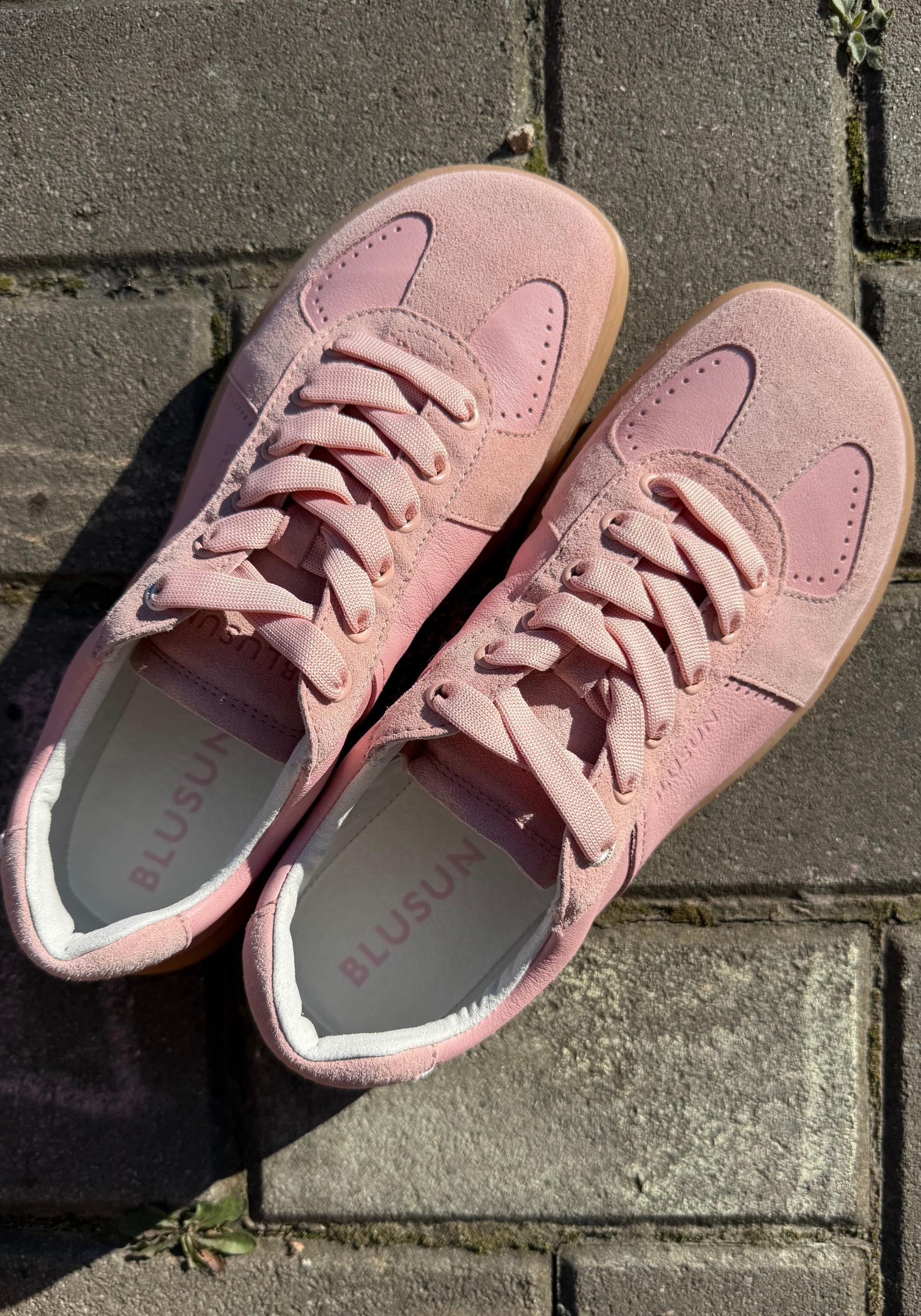 Sneakers Barefoot din piele - BLSN-200W Blush
