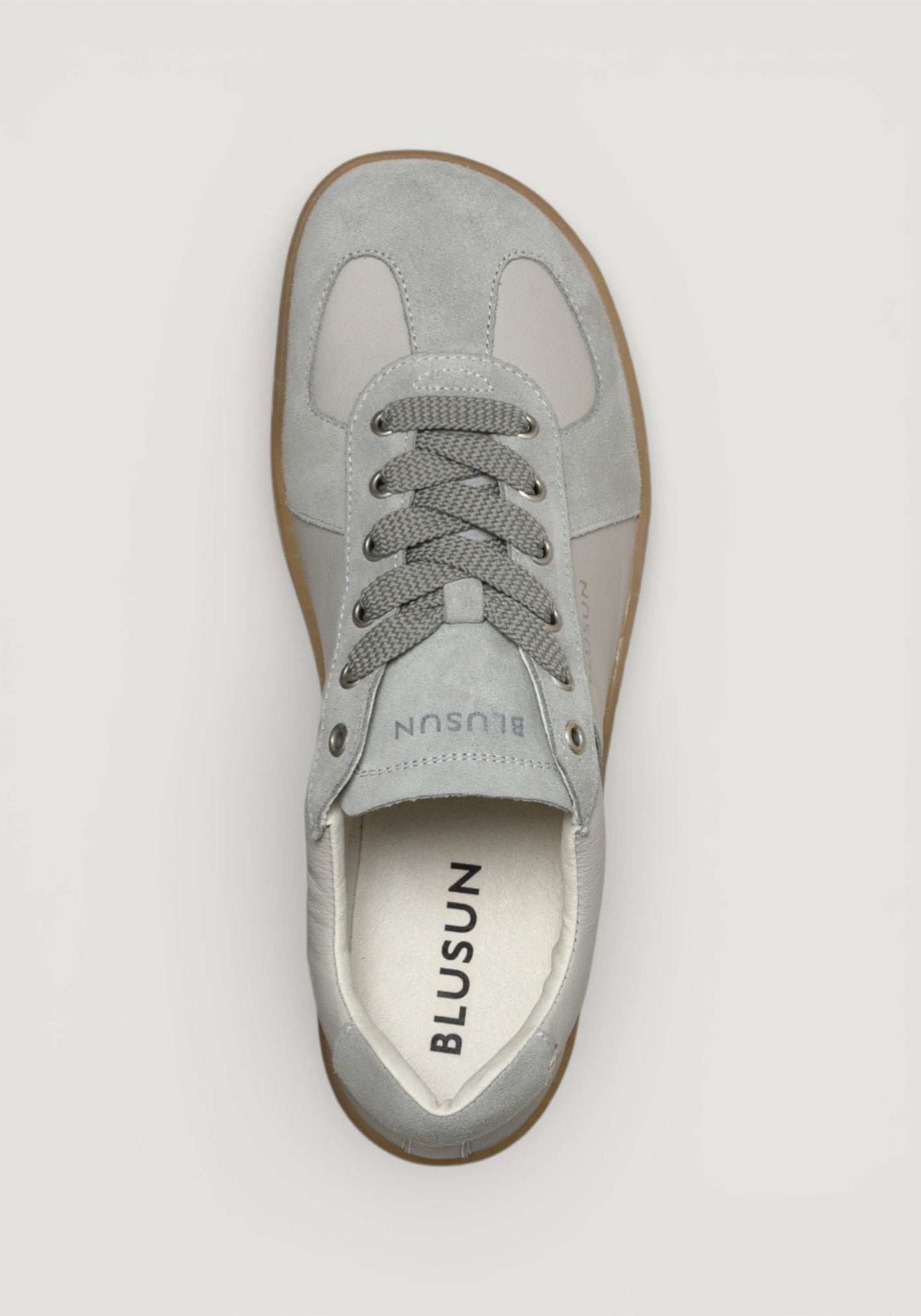 Sneakers Barefoot din piele - BLSN-200W Grey