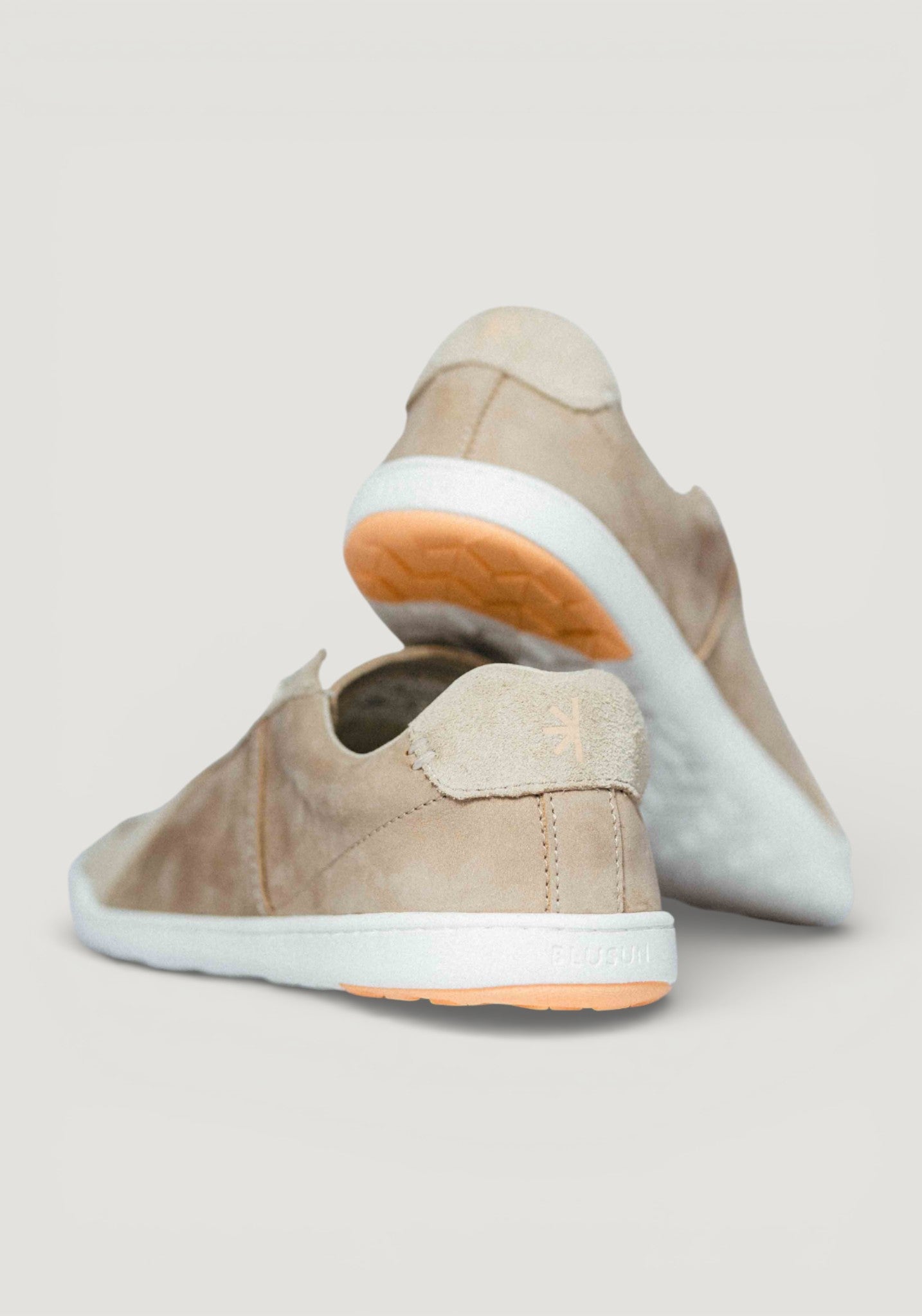 Sneakers Barefoot din piele - BLSN-200W Light Beige