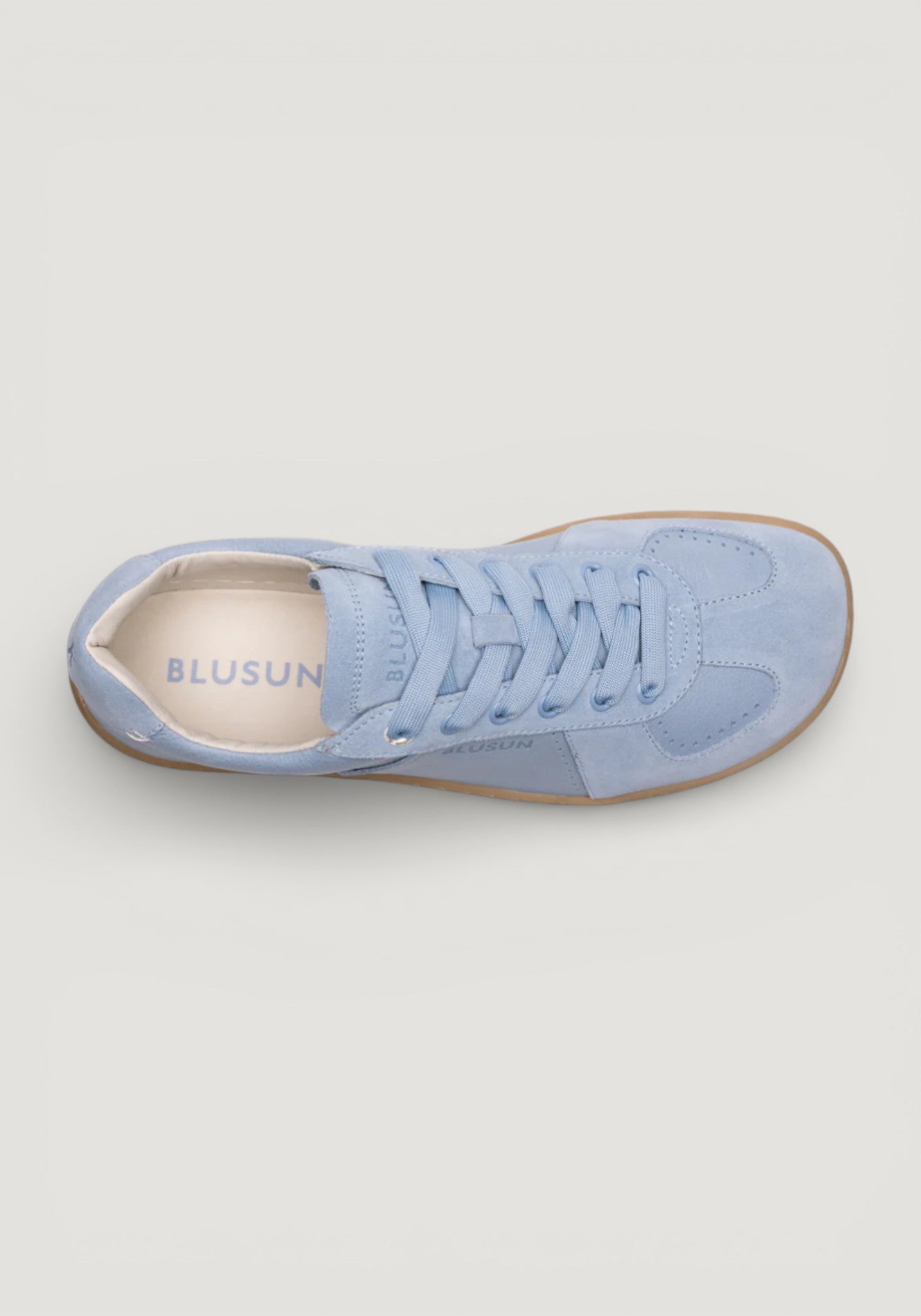 Sneakers Barefoot din piele - BLSN-200W Light Blue