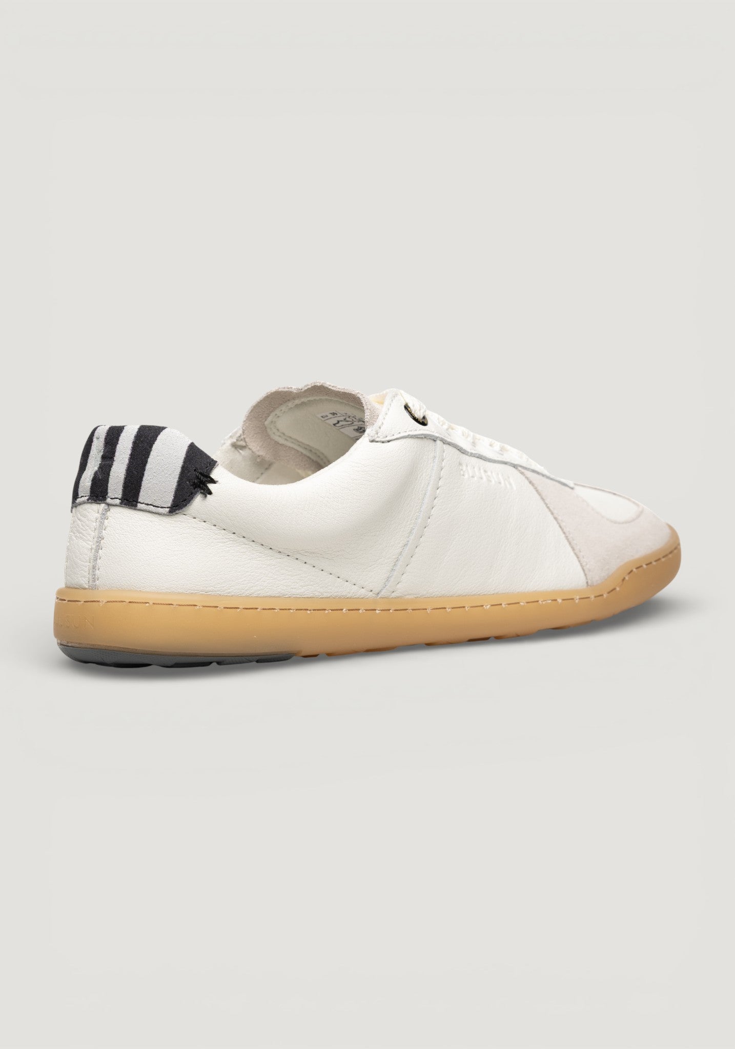 Sneakers Barefoot din piele - BLSN-200W White Zebra