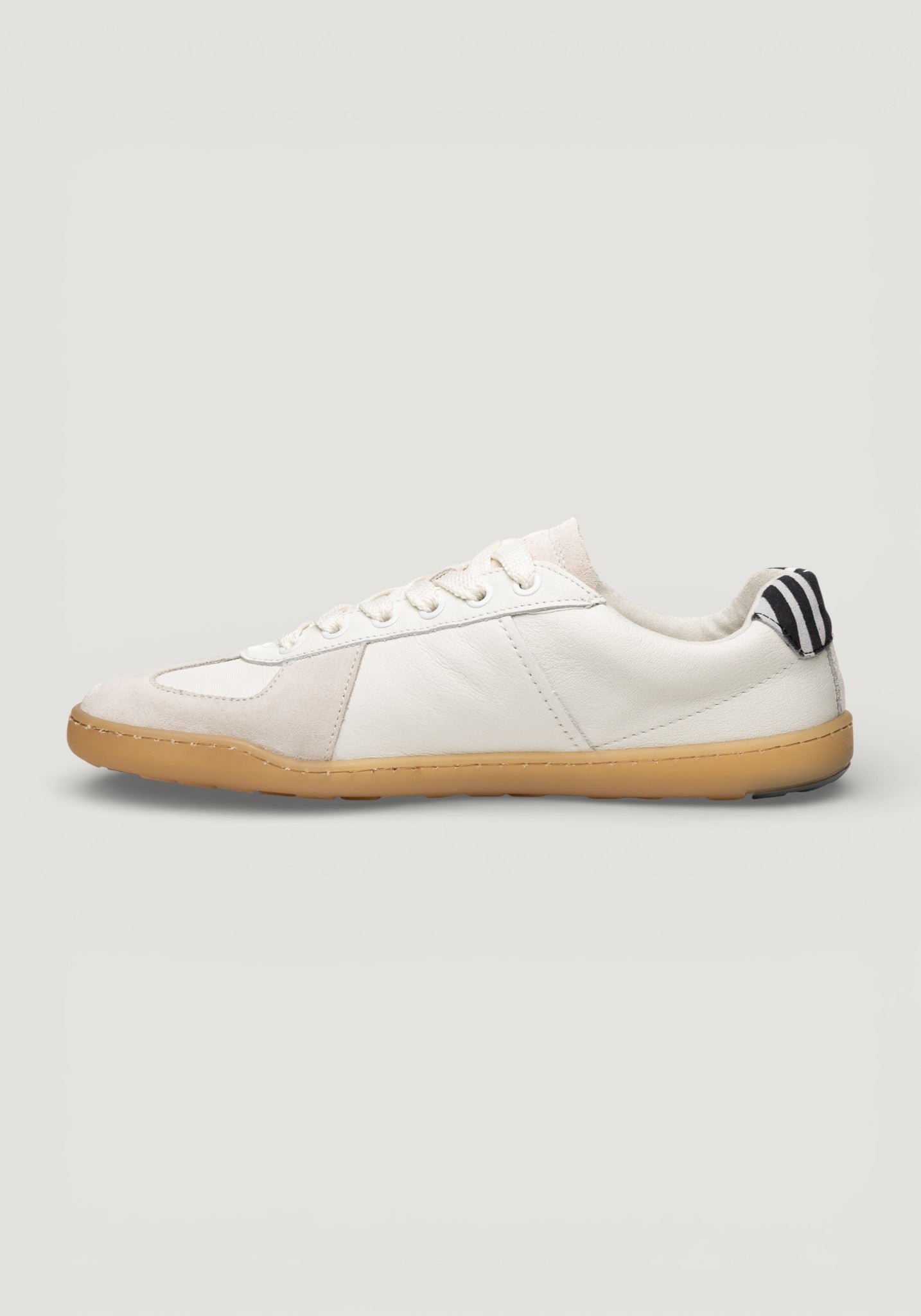Sneakers Barefoot din piele - BLSN-200W White Zebra