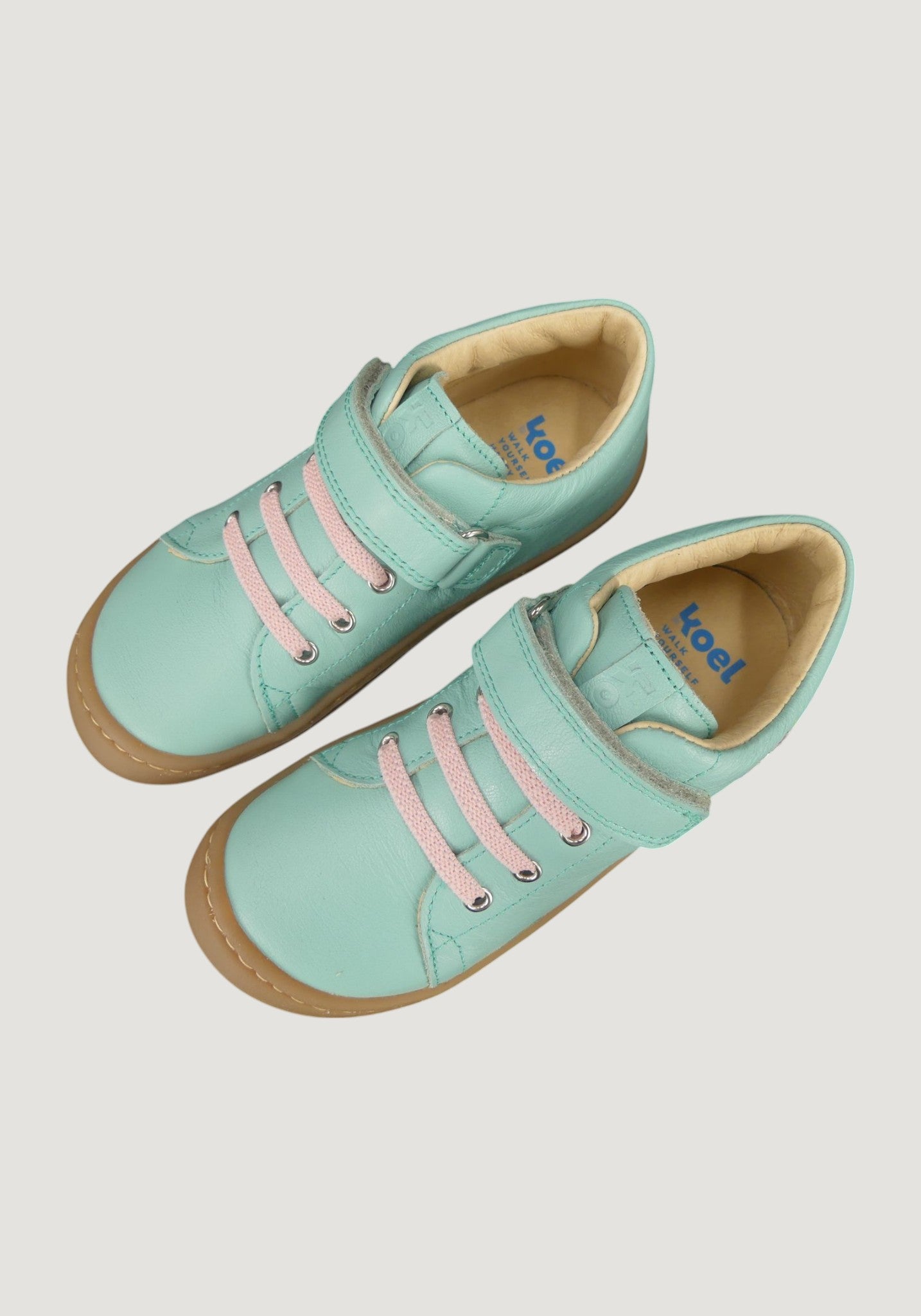 Sneakers Barefoot din piele - Bonny Unicorn Mint