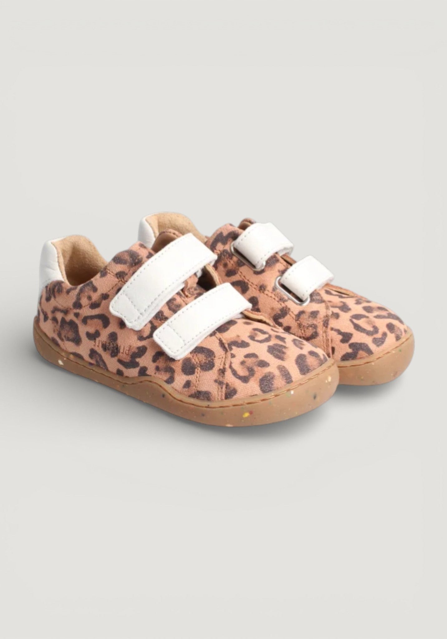 Sneakers Barefoot din piele - Bumblebee Leopard