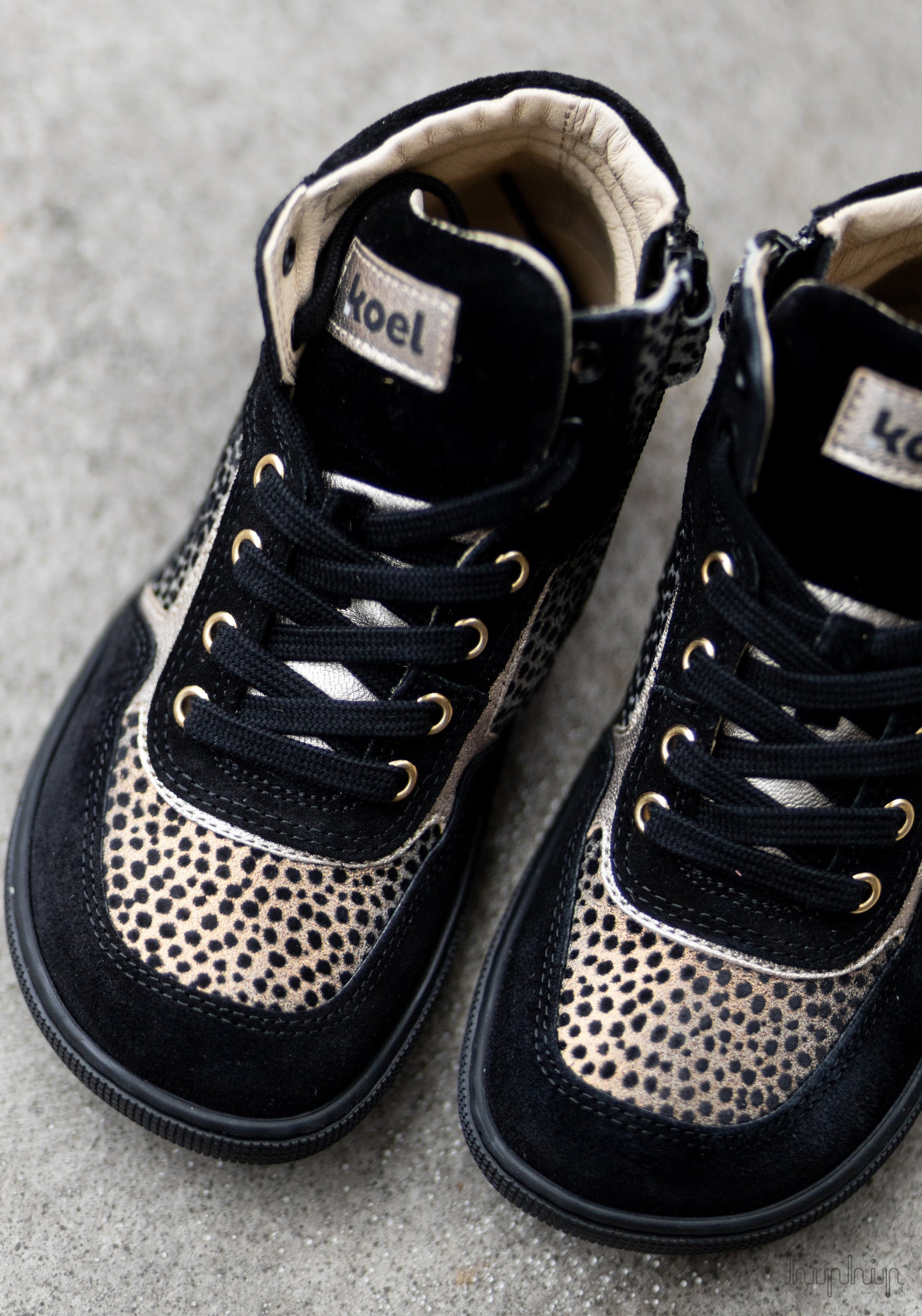 Sneakers Barefoot din piele - Danish Gold