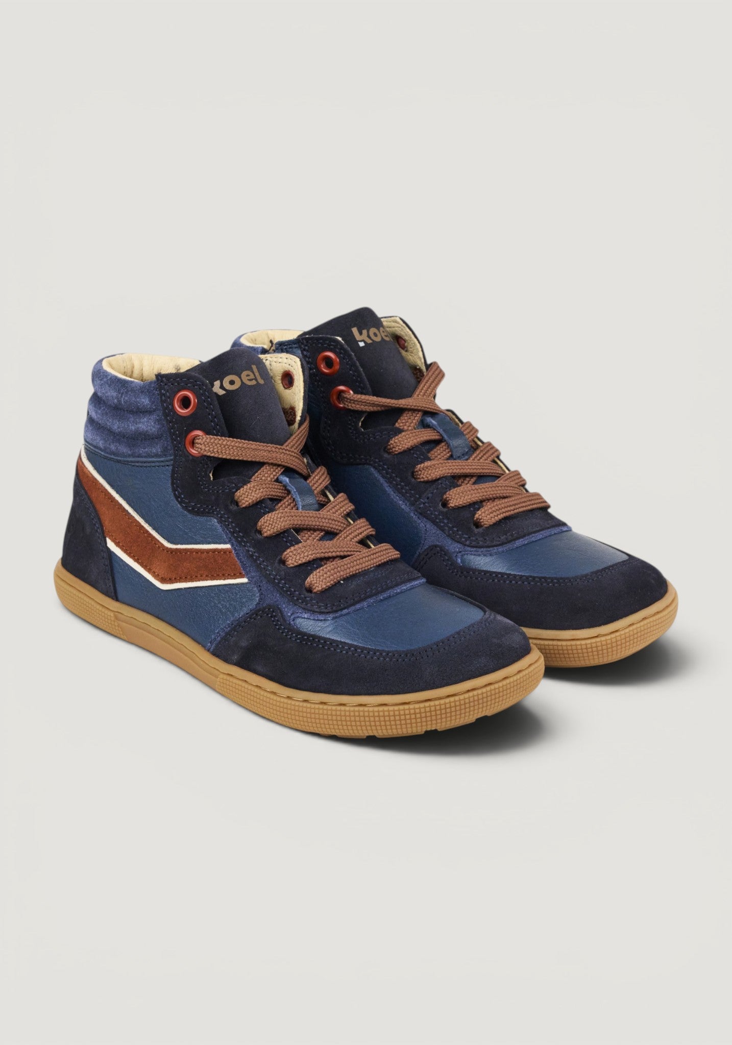 Sneakers Barefoot din piele - Danish Navy