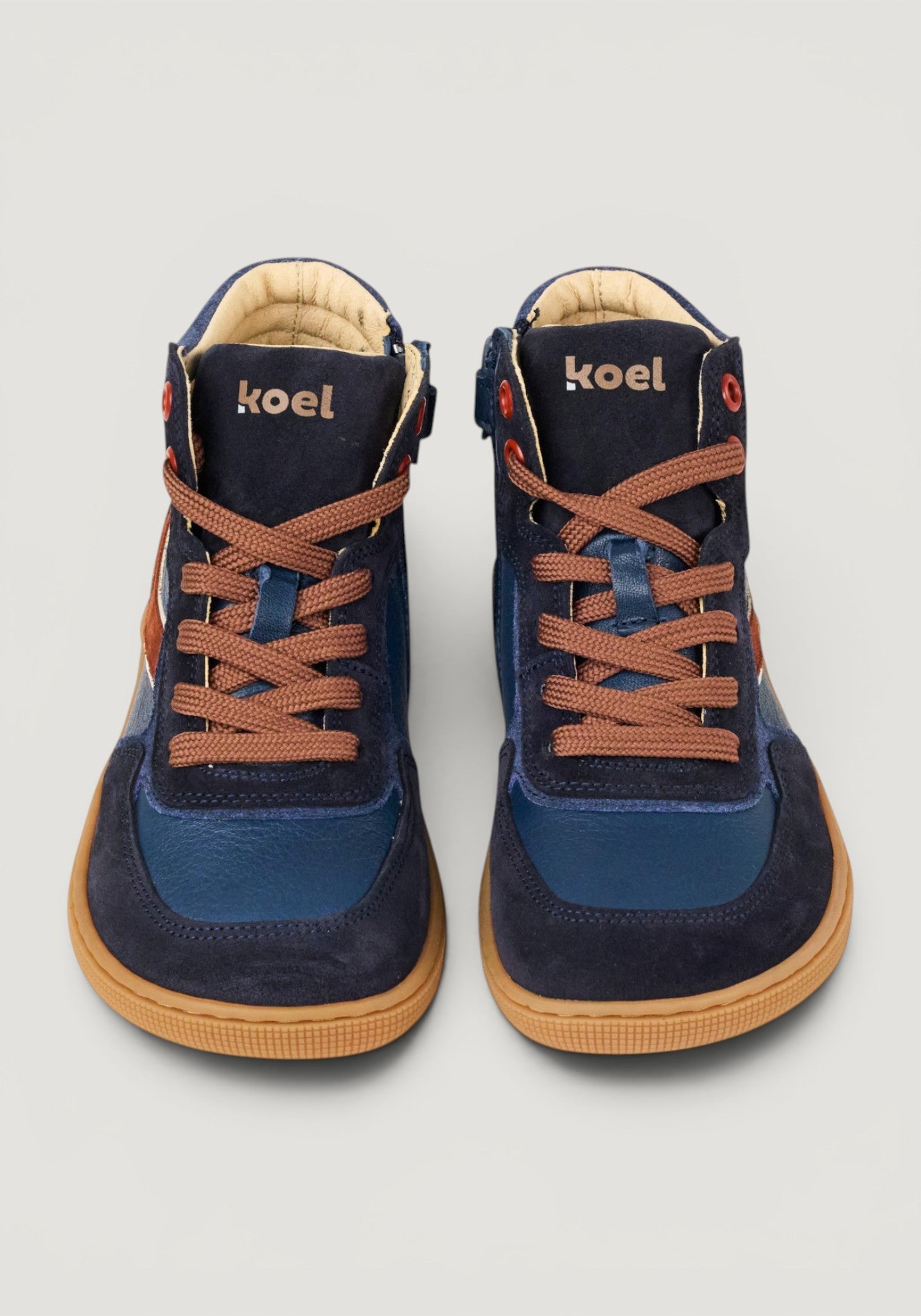 Sneakers Barefoot din piele - Danish Navy