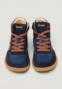 Sneakers Barefoot din piele - Danish Navy
