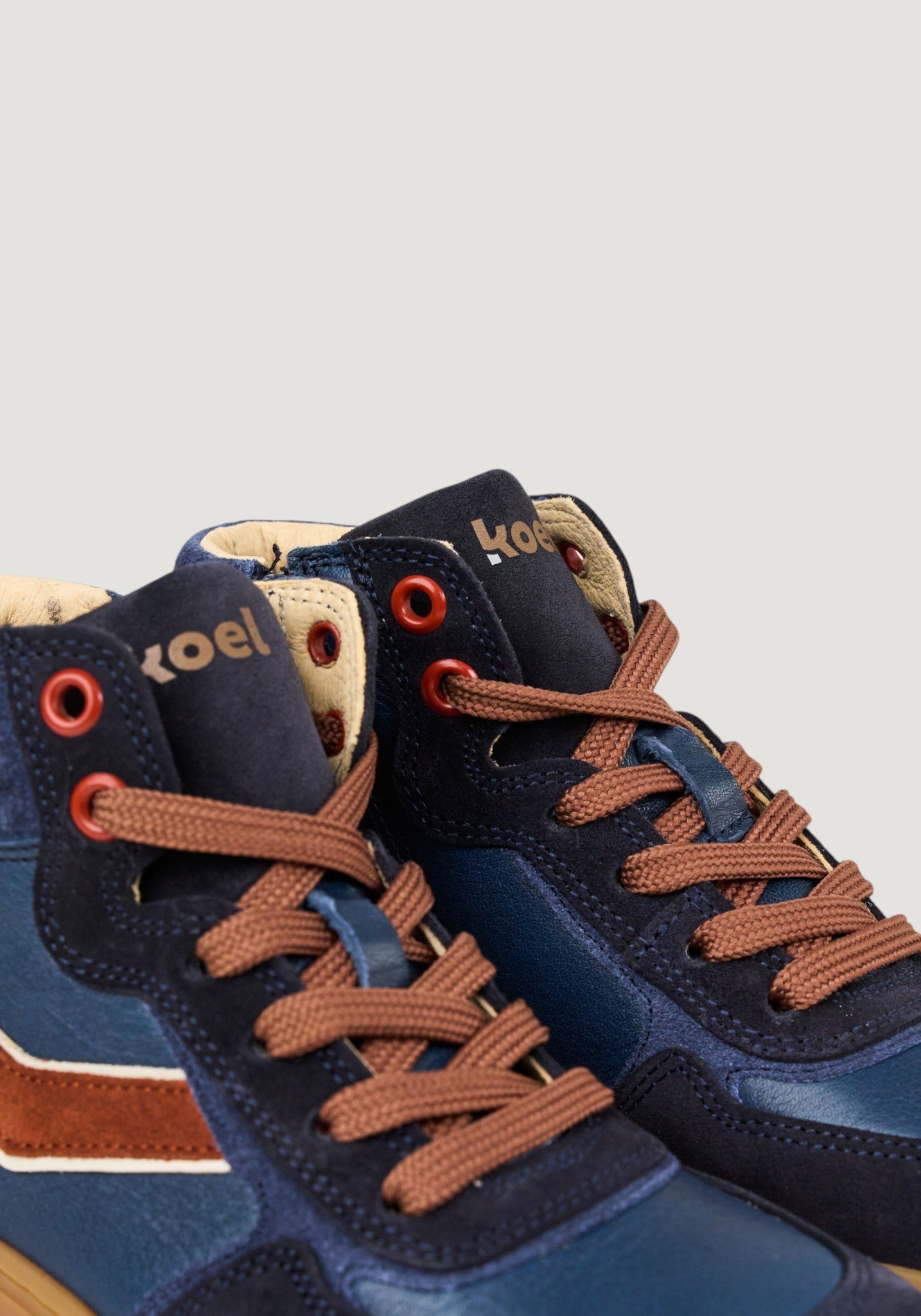Sneakers Barefoot din piele - Danish Navy