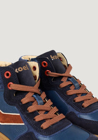 Sneakers Barefoot din piele - Danish Navy