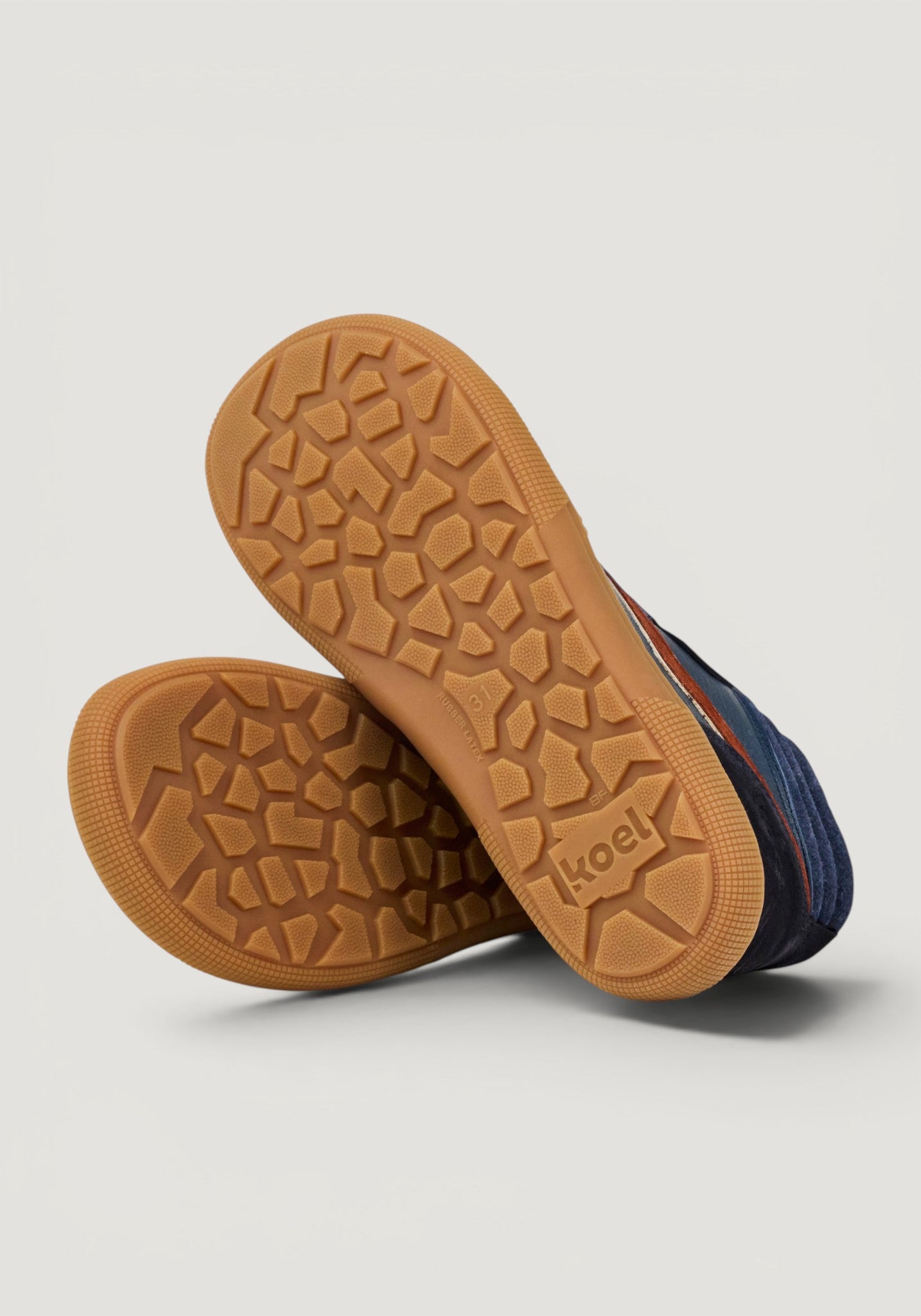 Sneakers Barefoot din piele - Danish Navy