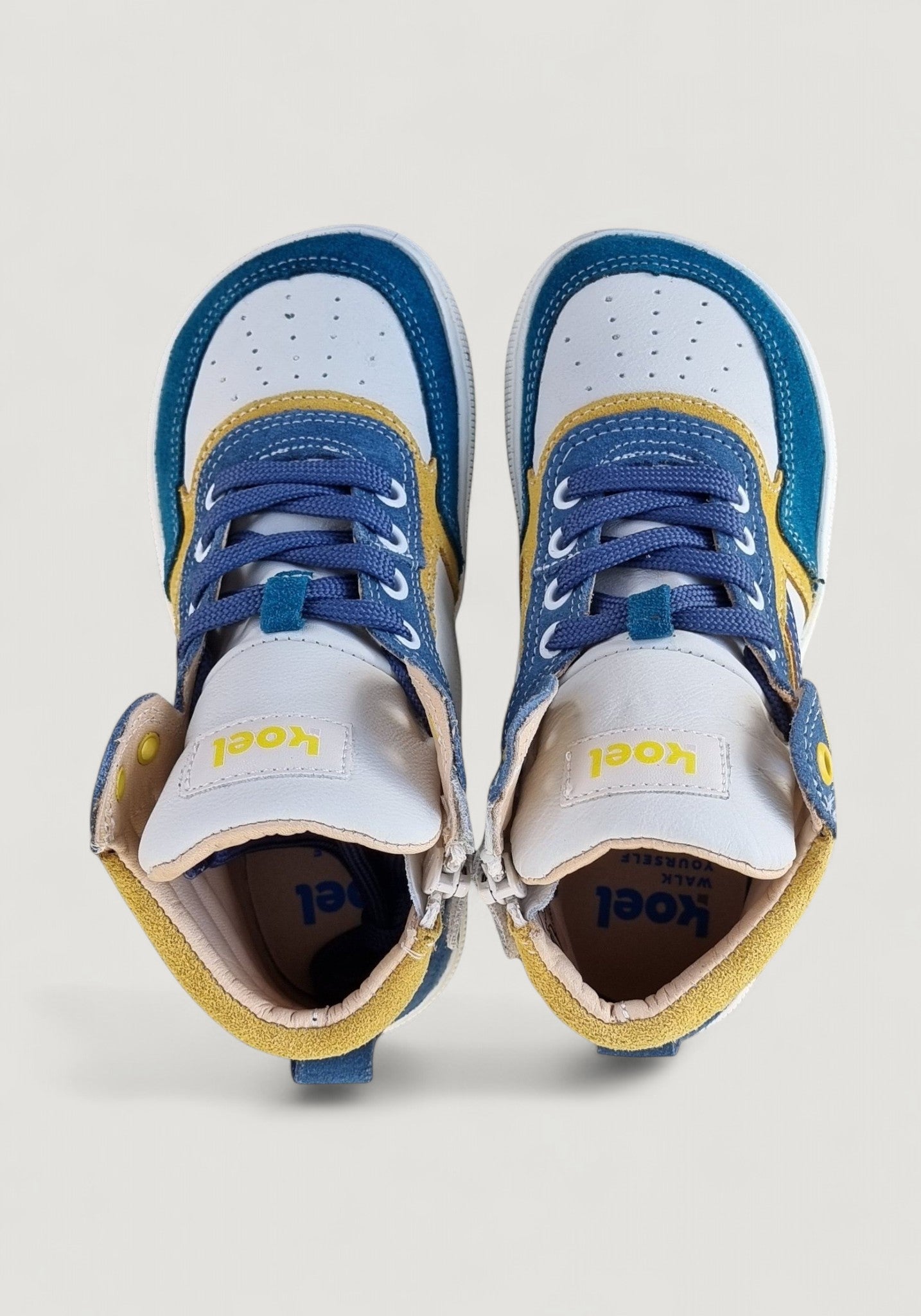 Sneakers Barefoot din piele - Danish Yellow