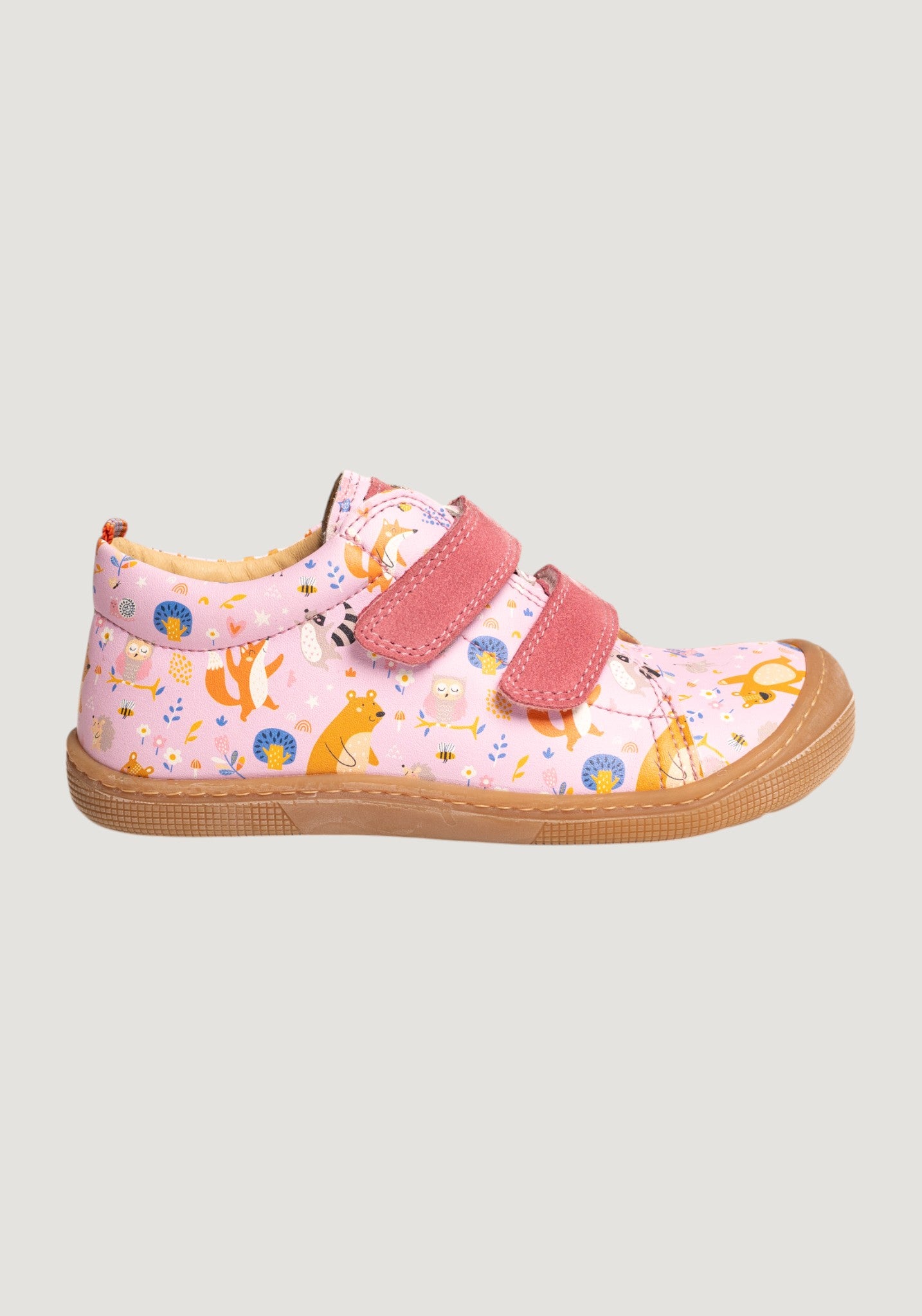 Sneakers Barefoot din piele - Danny Bear Pink